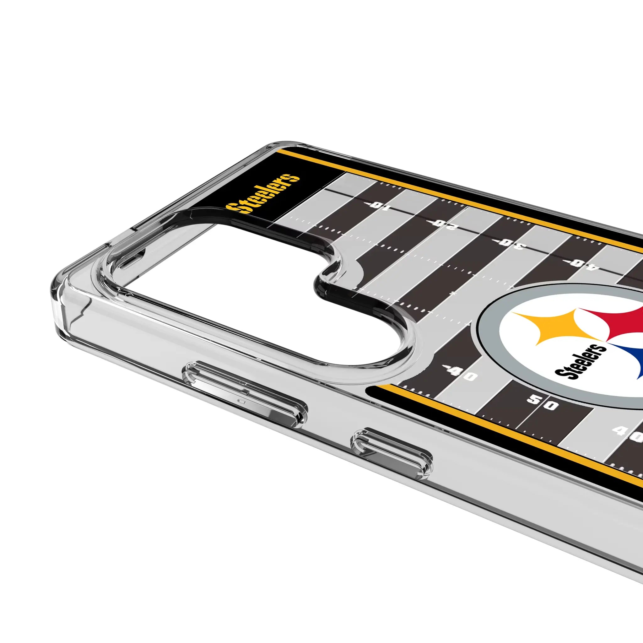 Pittsburgh Steelers Field Galaxy Clear Phone Case for Samsung Galaxy - Detail#Device_Galaxy S25 Ultra