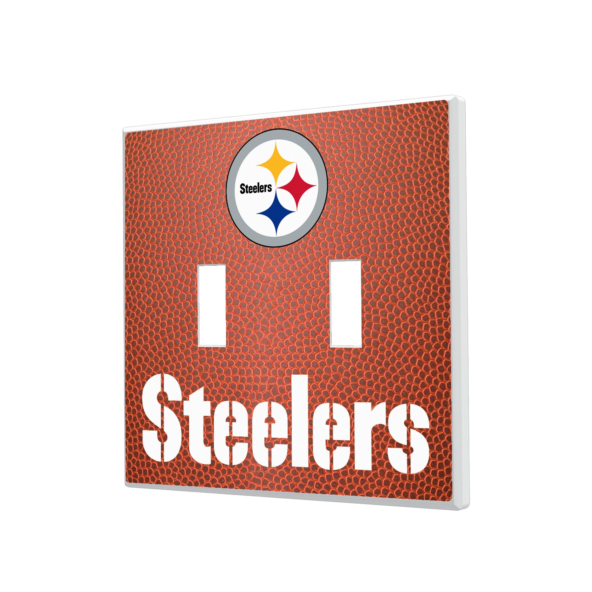 Pittsburgh Steelers Football Hidden-Screw Light Switch Plate#Style_Double Toggle