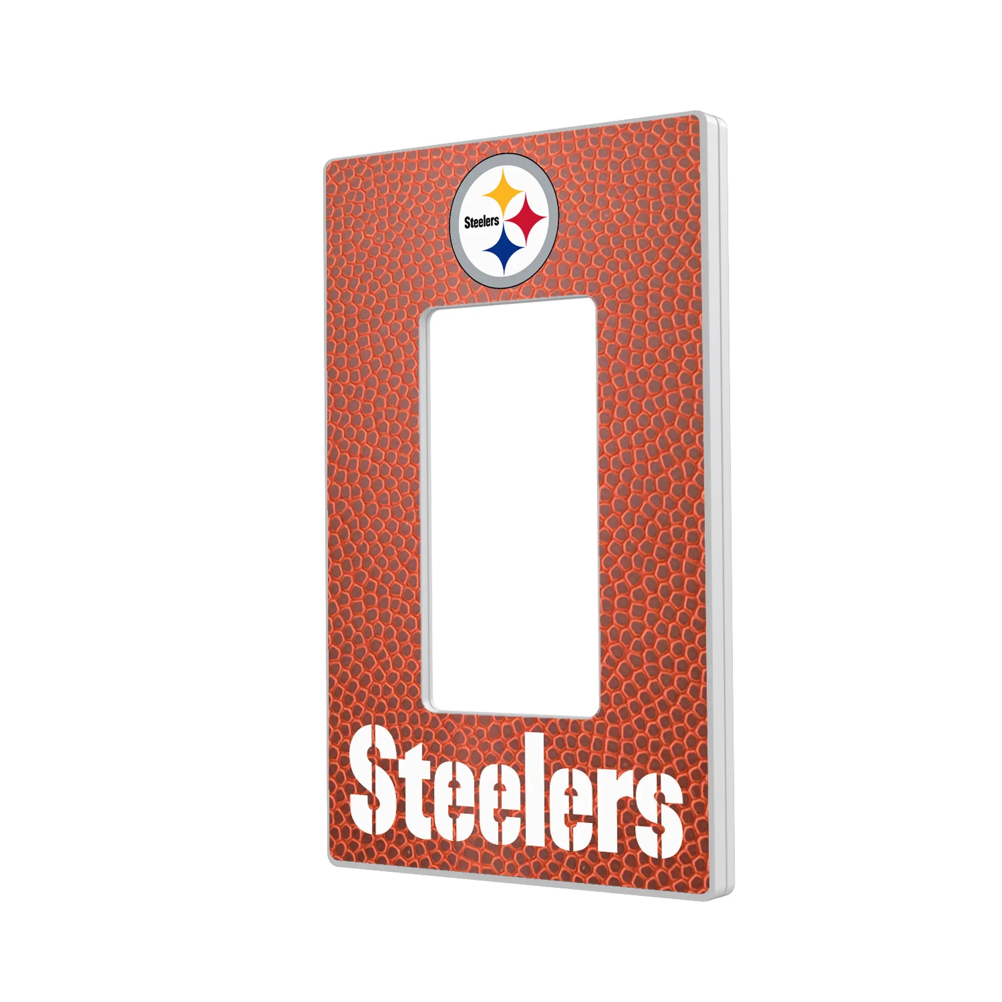 Pittsburgh Steelers Football Hidden-Screw Light Switch Plate#Style_Single Rocker