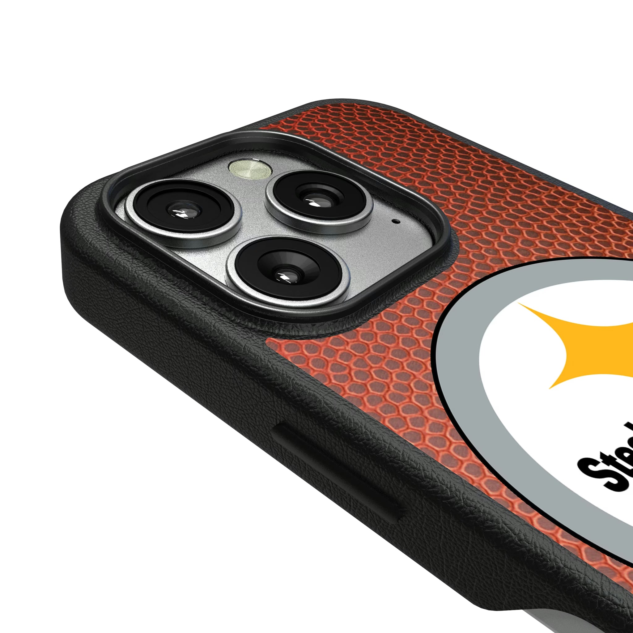 Pittsburgh Steelers Football Wordmark iPhone MagSafe Compatible Phone Case for Apple iPhone - Detail