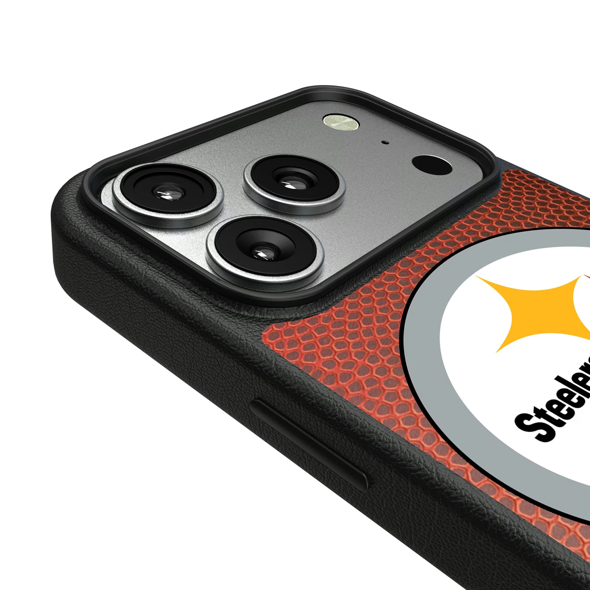 Pittsburgh Steelers Football Wordmark iPhone MagSafe Compatible Phone Case for Apple iPhone - Detail#Device_iPhone 17 Pro
