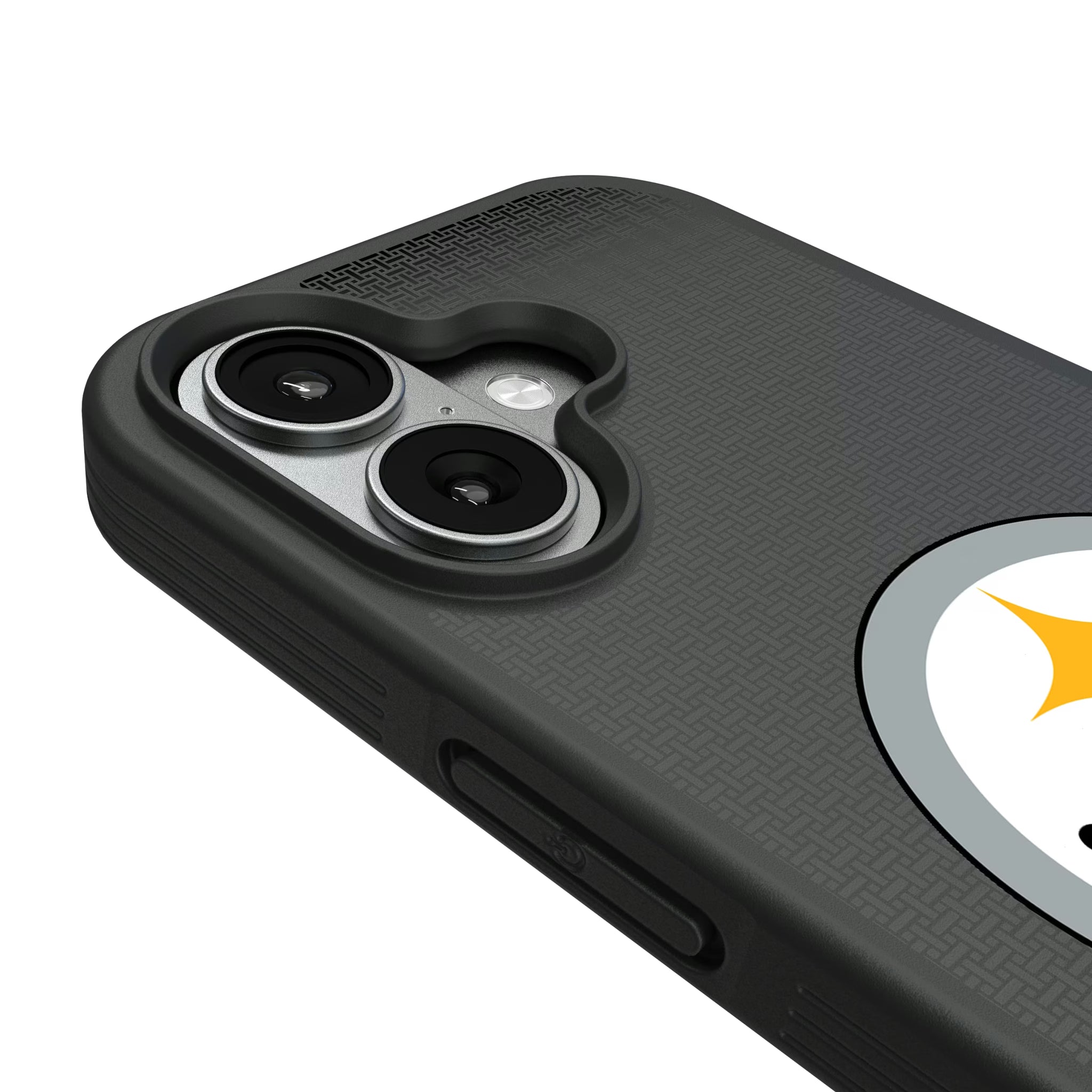 Pittsburgh Steelers Linen iPhone Bump Phone Case for Apple iPhone - Detail#Device_iPhone 17