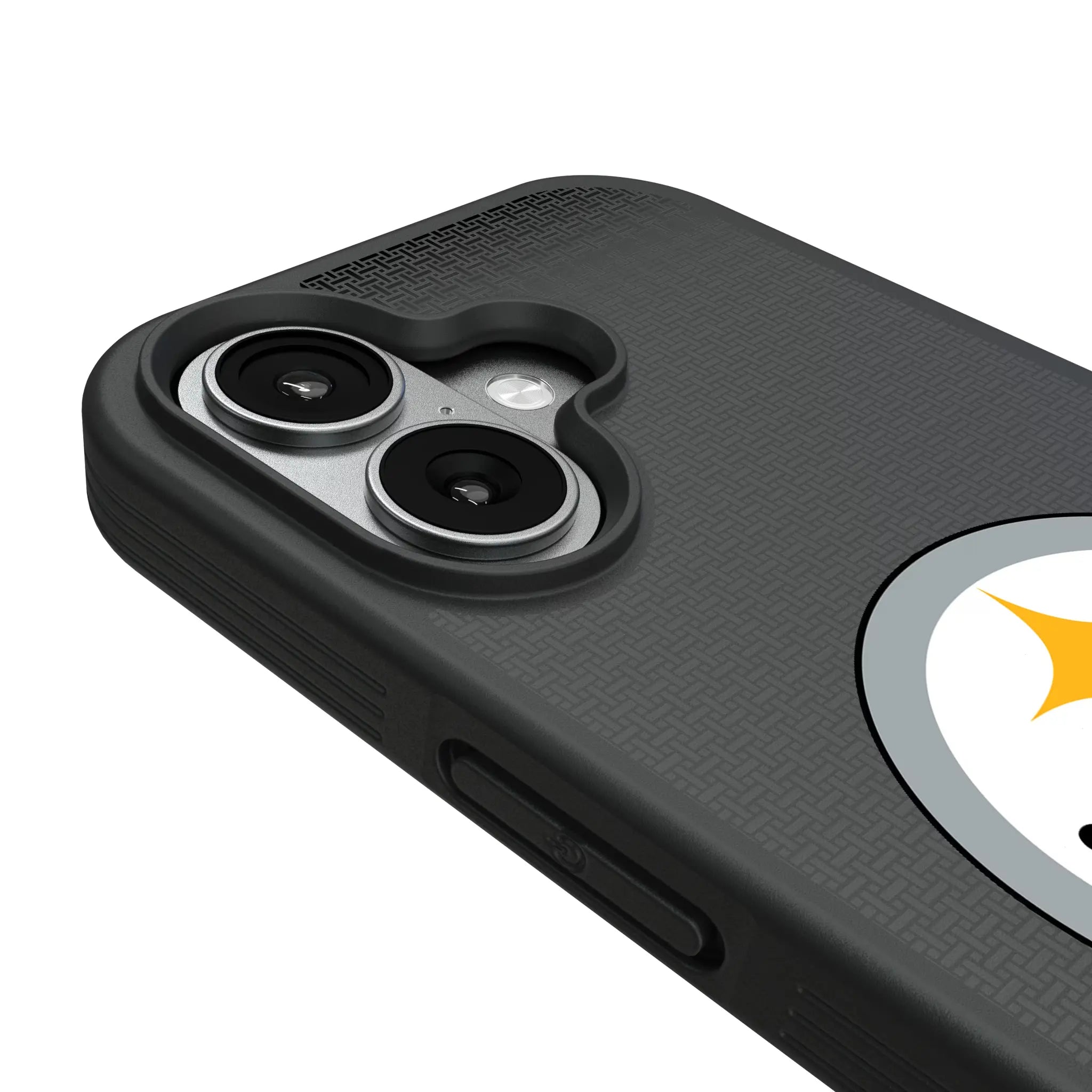 Pittsburgh Steelers Linen iPhone Bump Phone Case for Apple iPhone - Detail#Device_iPhone 17