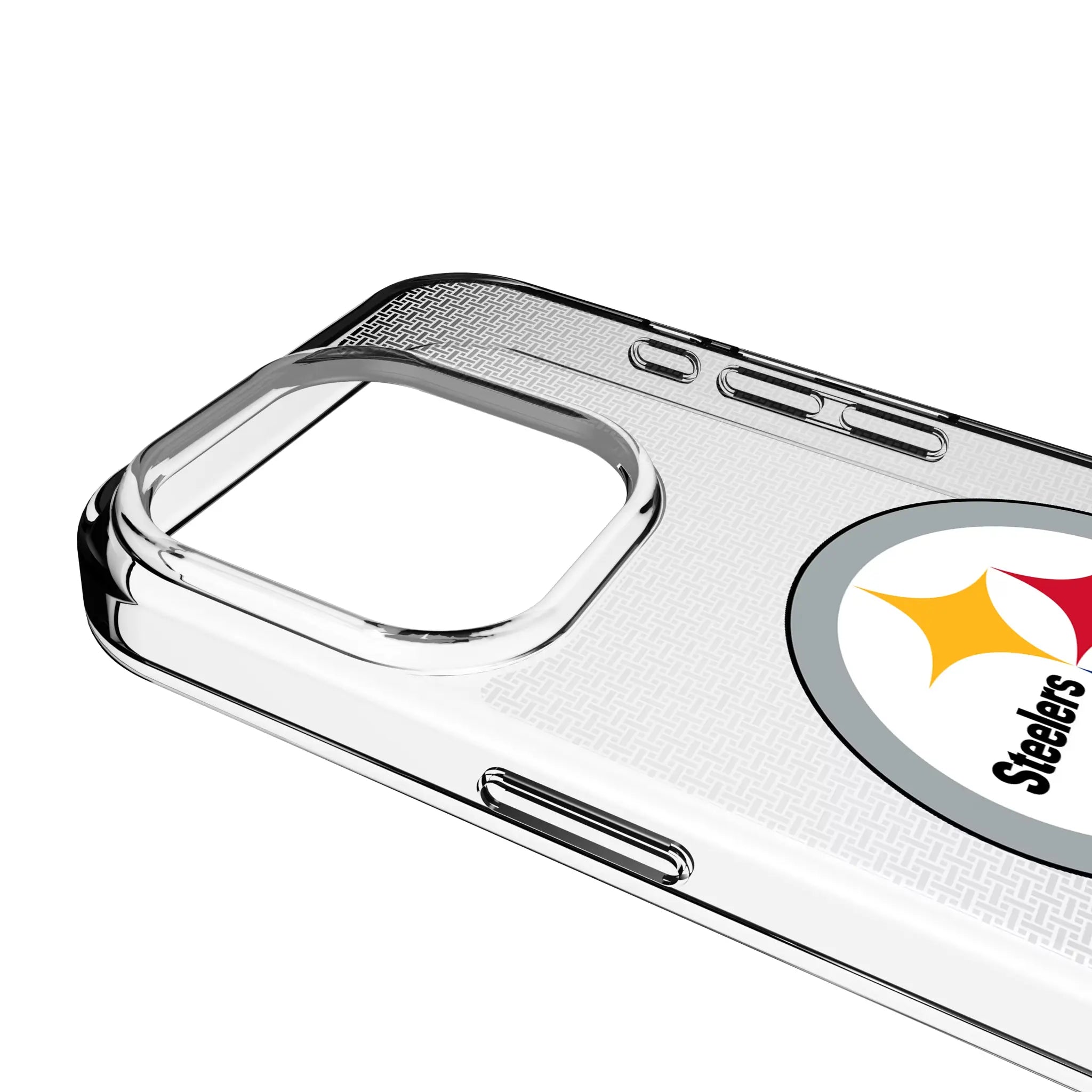 Pittsburgh Steelers Linen iPhone Clear Phone Case for Apple iPhone - Detail