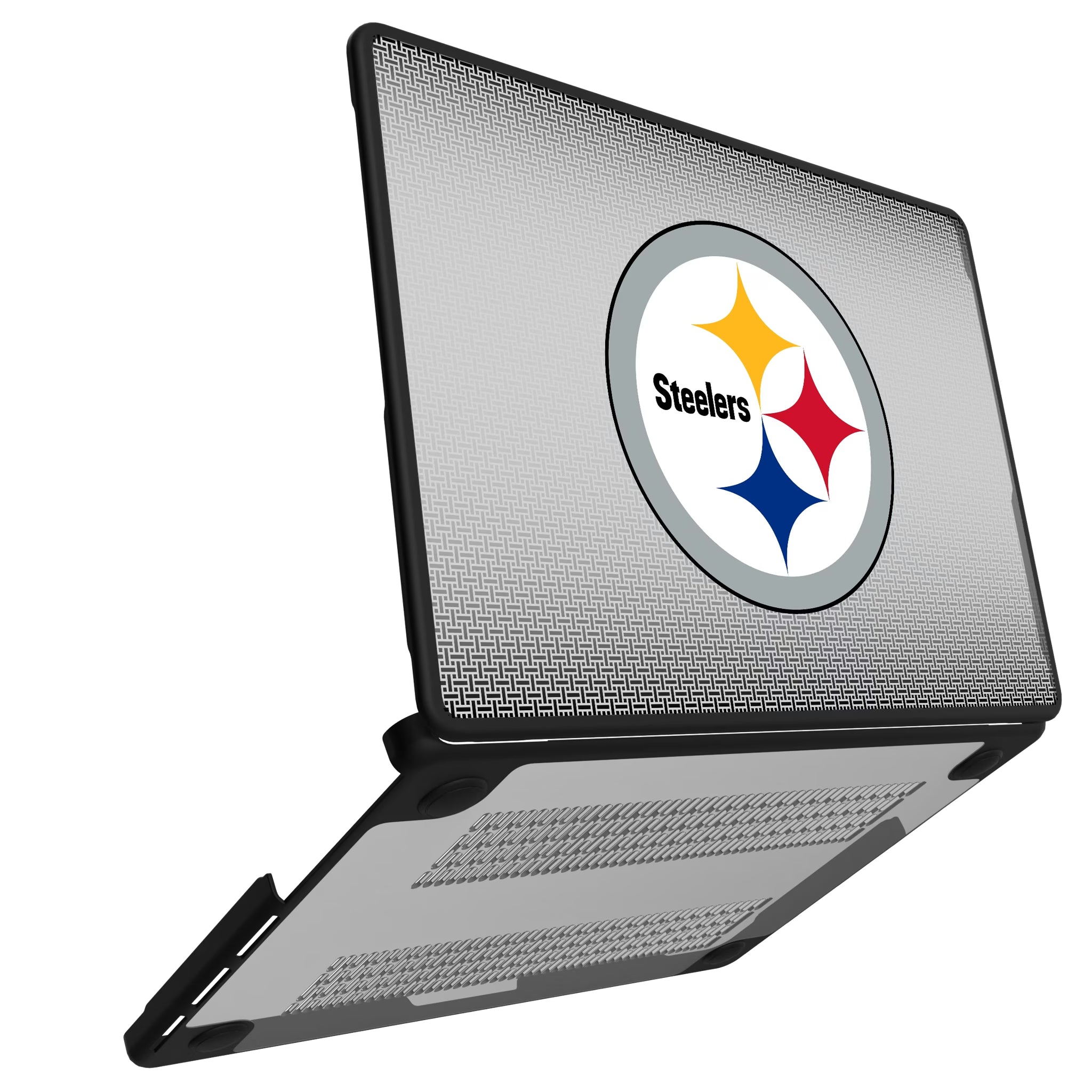 Pittsburgh Steelers Linen MacBook Laptop Case for Apple MacBook#Device_MacBook Pro (14-inch, 2021) / MacBook Pro (14-inch, 2023) / MacBook Pro (14-inch, 2024)