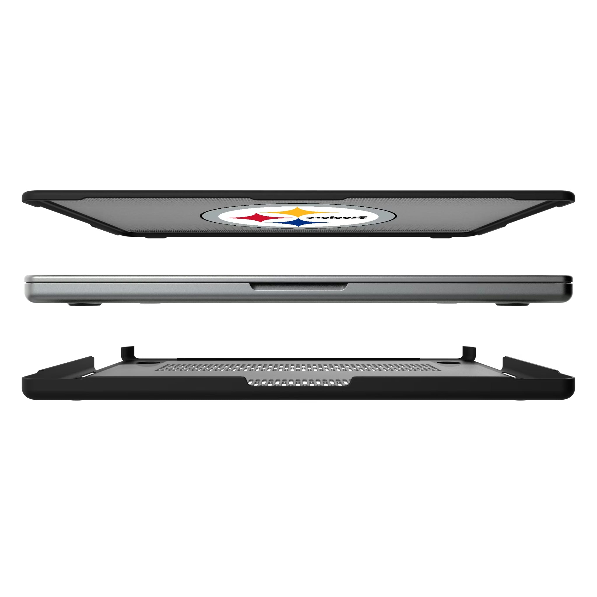 Pittsburgh Steelers Linen MacBook Laptop Case for Apple MacBook#Device_MacBook Pro (14-inch, 2021) / MacBook Pro (14-inch, 2023) / MacBook Pro (14-inch, 2024)