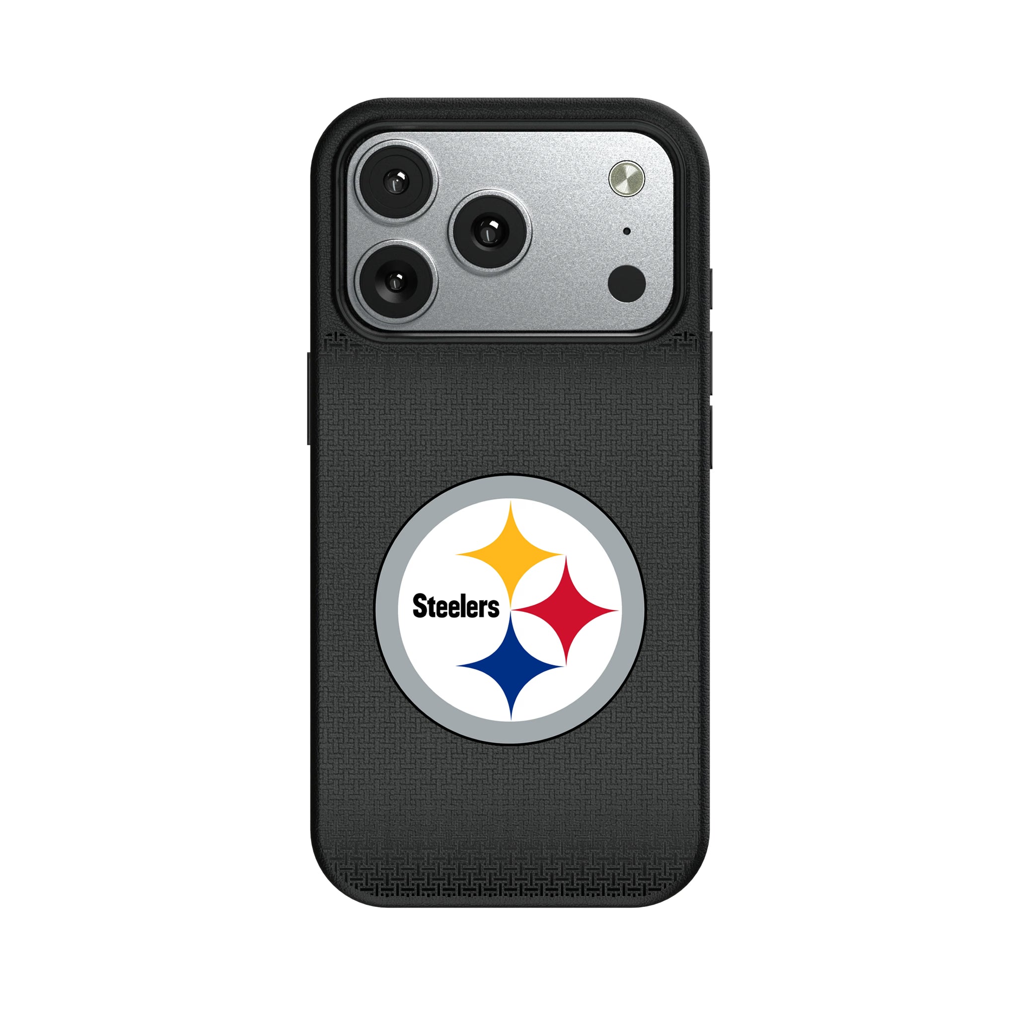 Pittsburgh Steelers Linen iPhone MagSafe Compatible Phone Case for Apple iPhone#Device_iPhone 17 Pro