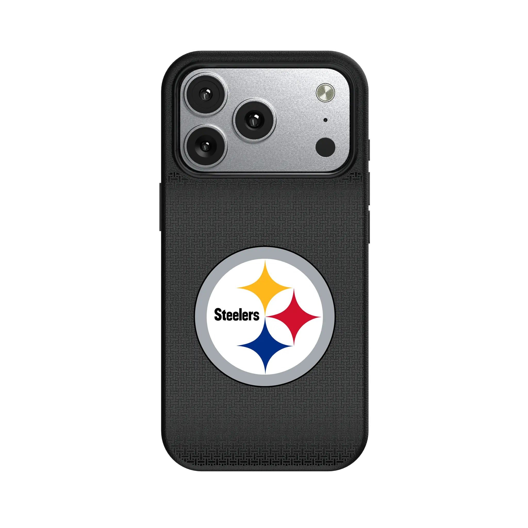 Pittsburgh Steelers Linen iPhone MagSafe Compatible Phone Case for Apple iPhone#Device_iPhone 17 Pro