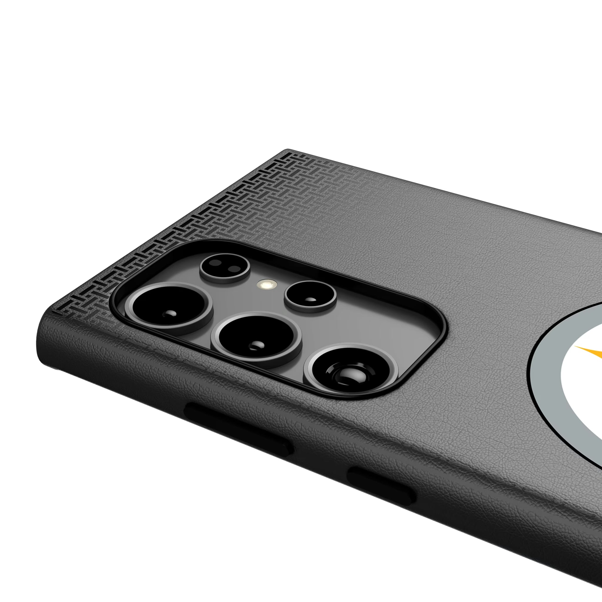Pittsburgh Steelers Linen Galaxy MagSafe Compatible Phone Case for Samsung Galaxy - Detail