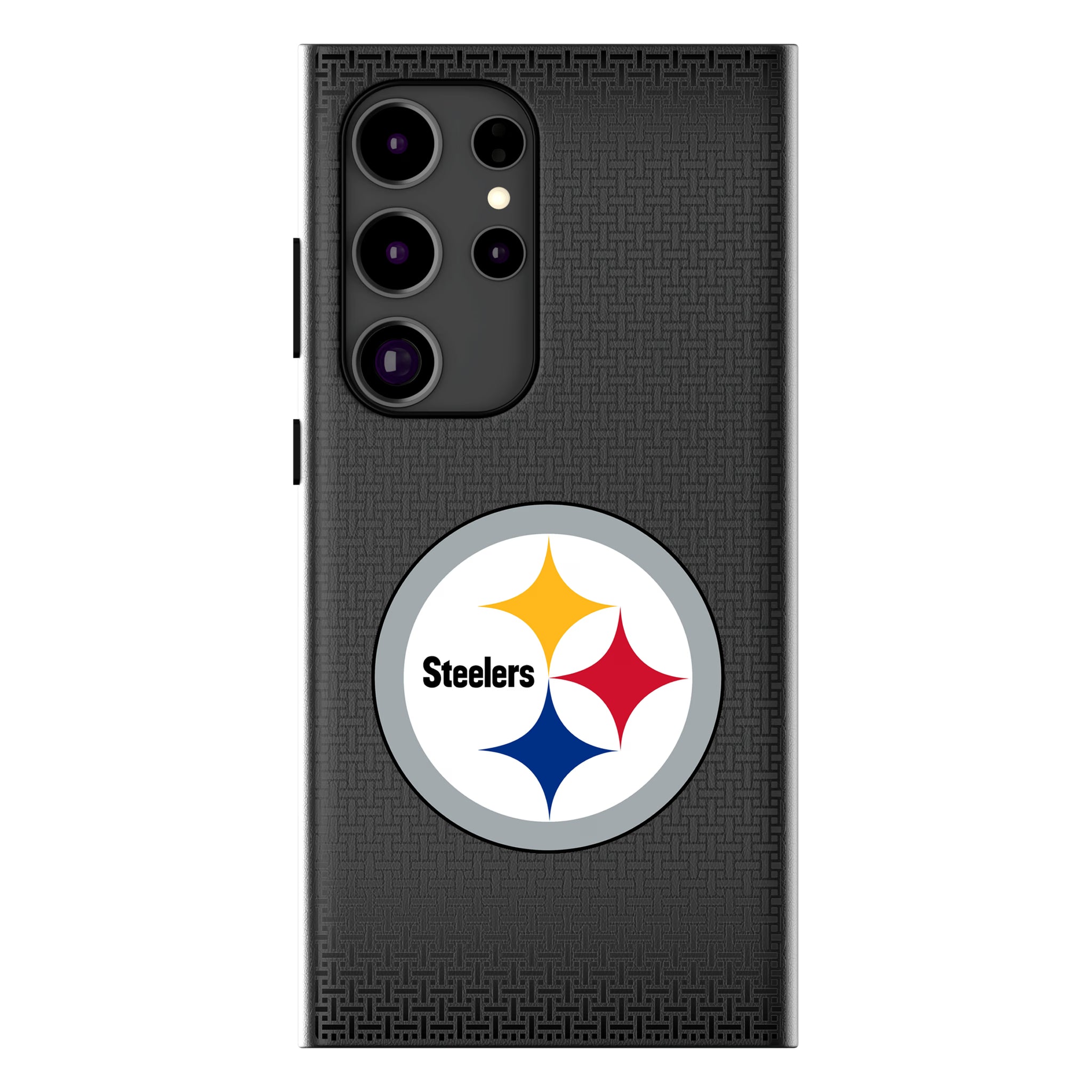 Pittsburgh Steelers Linen Galaxy MagSafe Compatible Phone Case for Samsung Galaxy