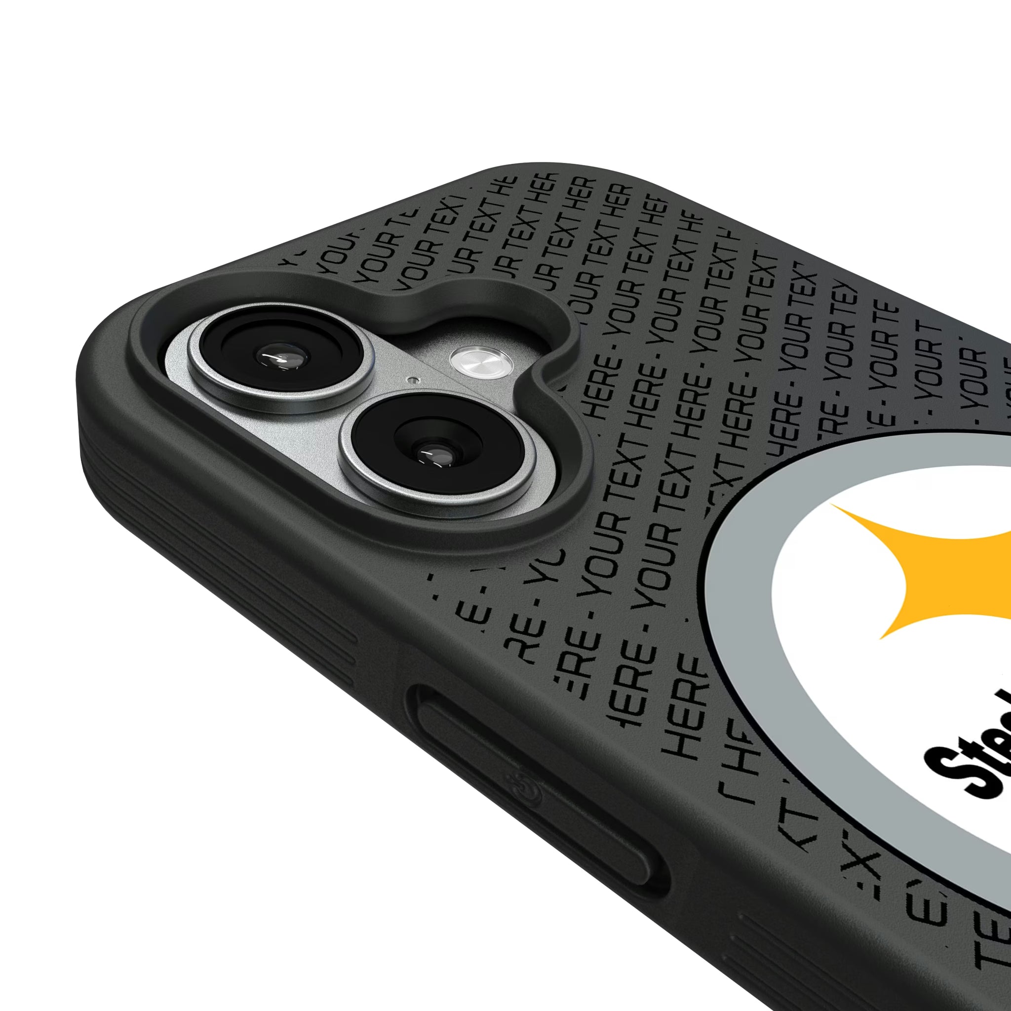 Pittsburgh Steelers Personalized EndZone Plus iPhone Bump Phone Case for Apple iPhone - Detail#Device_iPhone 17