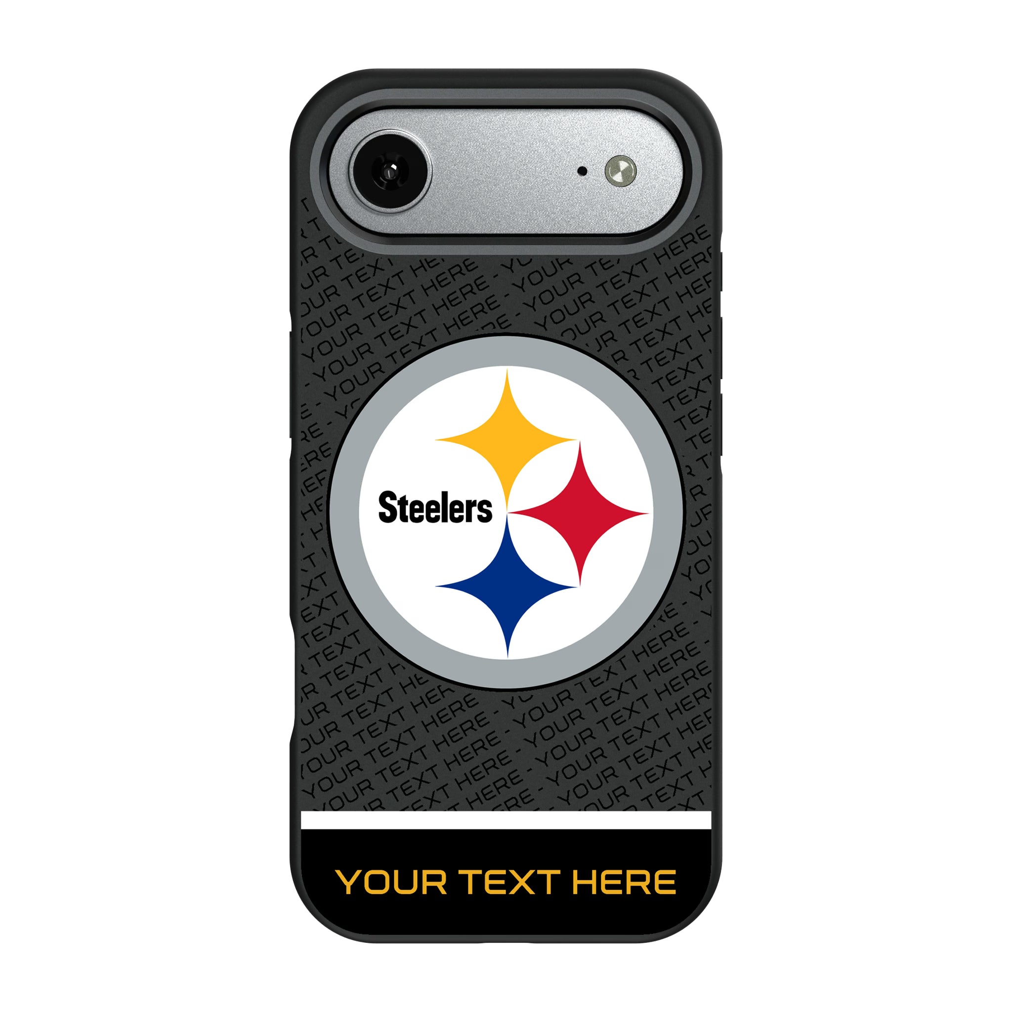 Pittsburgh Steelers Personalized EndZone Plus iPhone Bump Phone Case for Apple iPhone#Device_iPhone Air