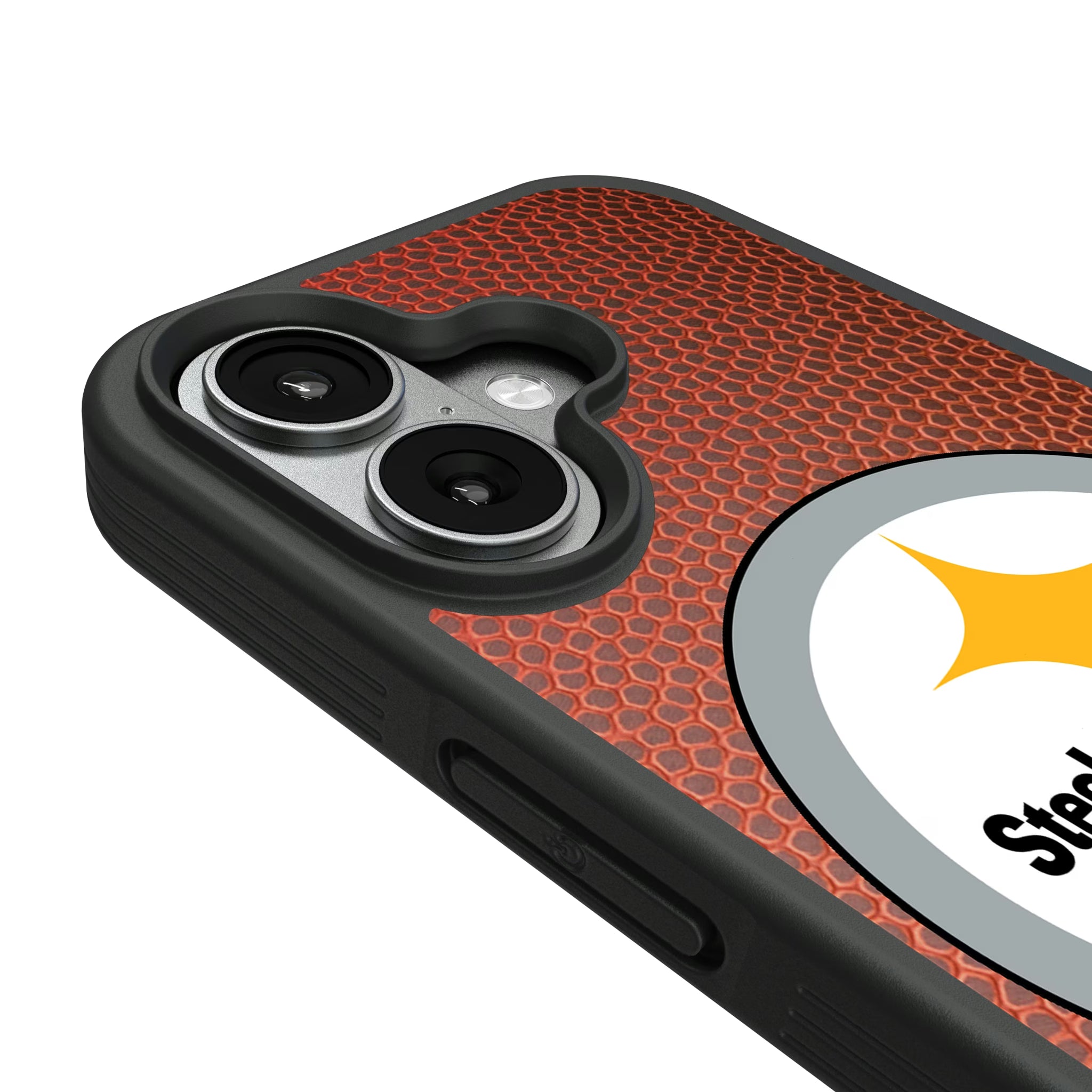 Pittsburgh Steelers Personalized Football iPhone Bump Phone Case for Apple iPhone - Detail#Device_iPhone 17