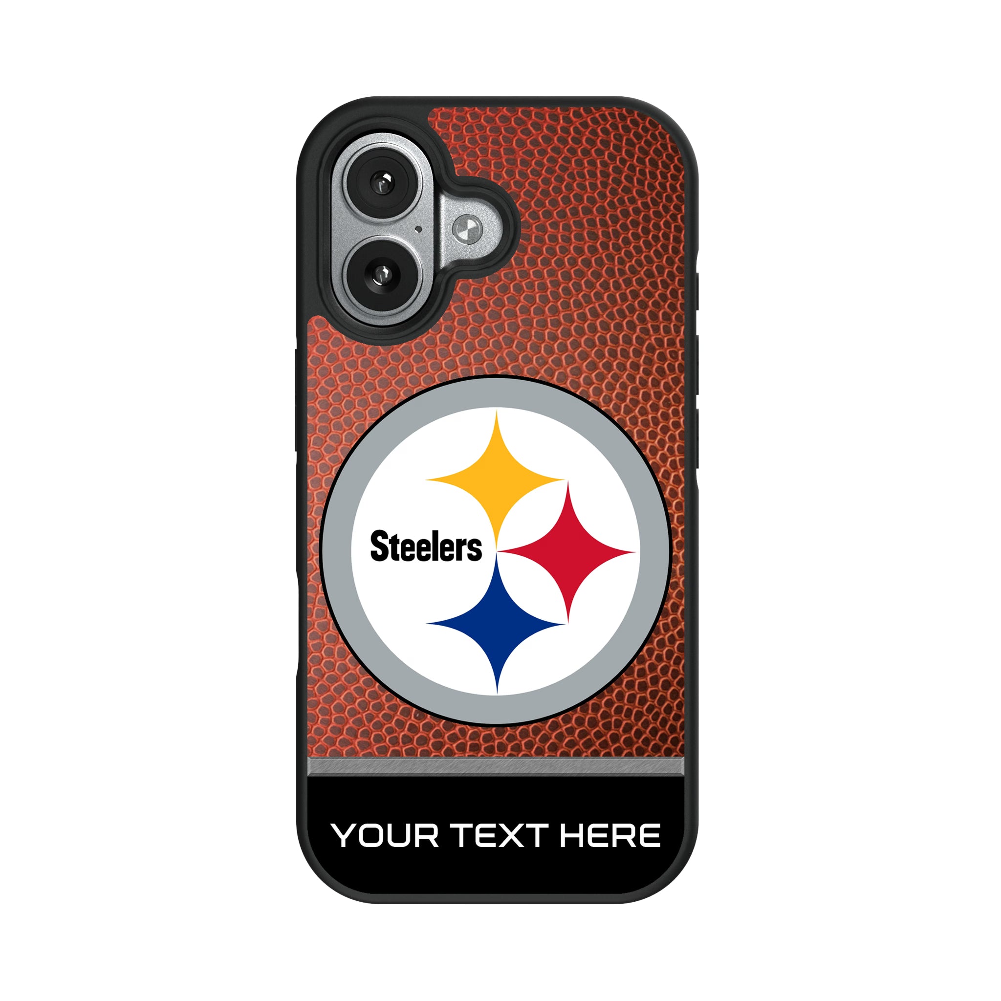 Pittsburgh Steelers Personalized Football iPhone Bump Phone Case for Apple iPhone#Device_iPhone 17