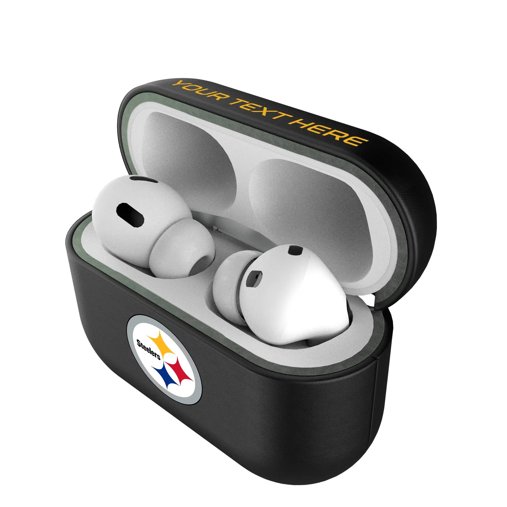 Pittsburgh Steelers Personalized Insignia AirPods AirPod Case Cover#Device_AirPods Pro 1st Gen
