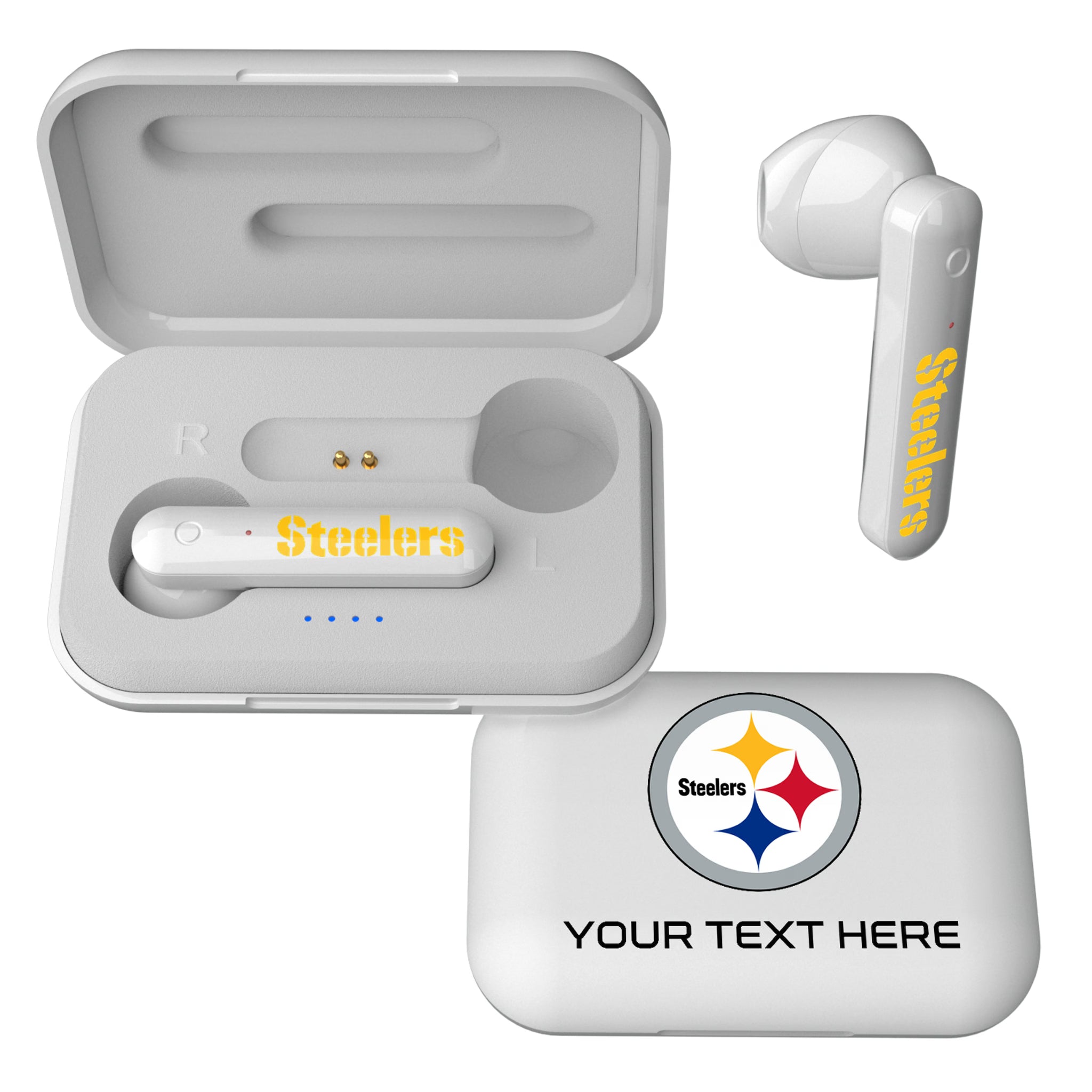 Pittsburgh Steelers Personalized Insignia Wireless TWS Earbuds