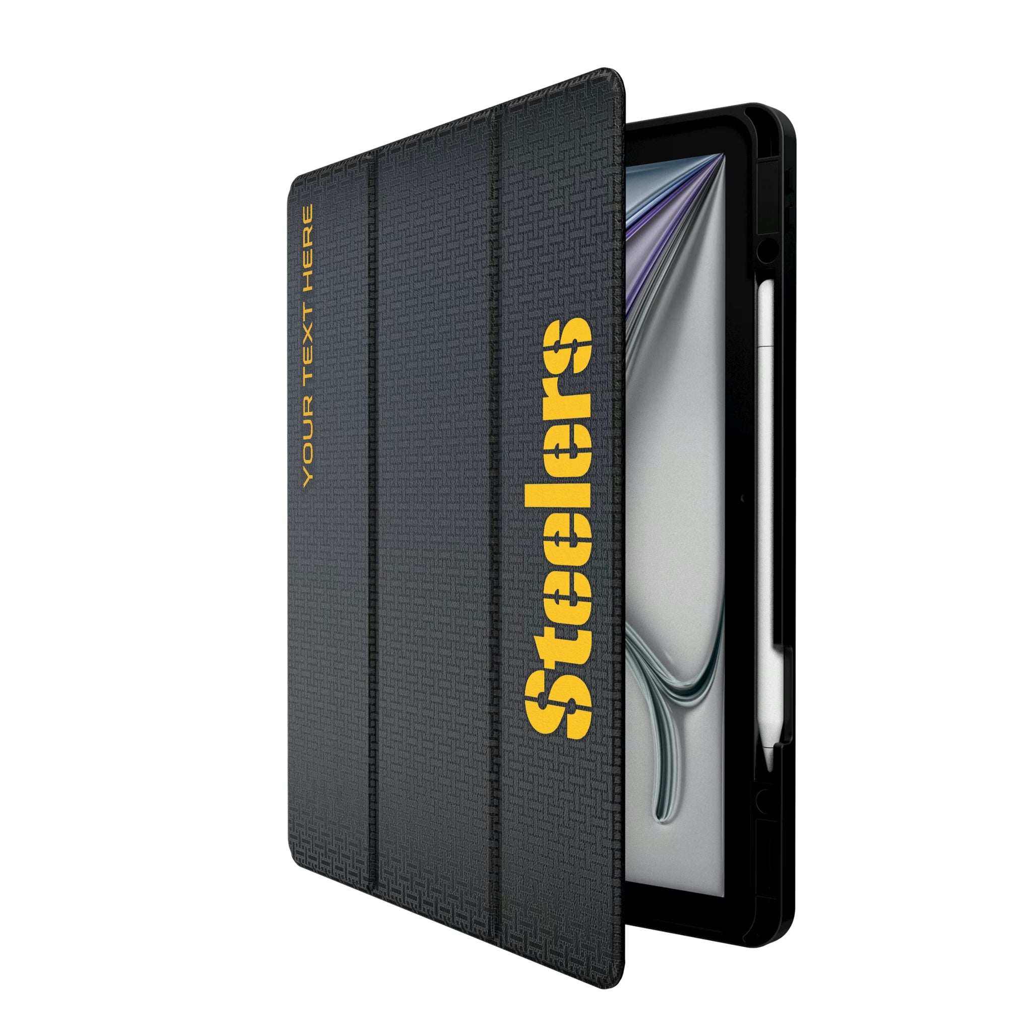 Pittsburgh Steelers Personalized Linen iPad Tablet Case for Apple iPad