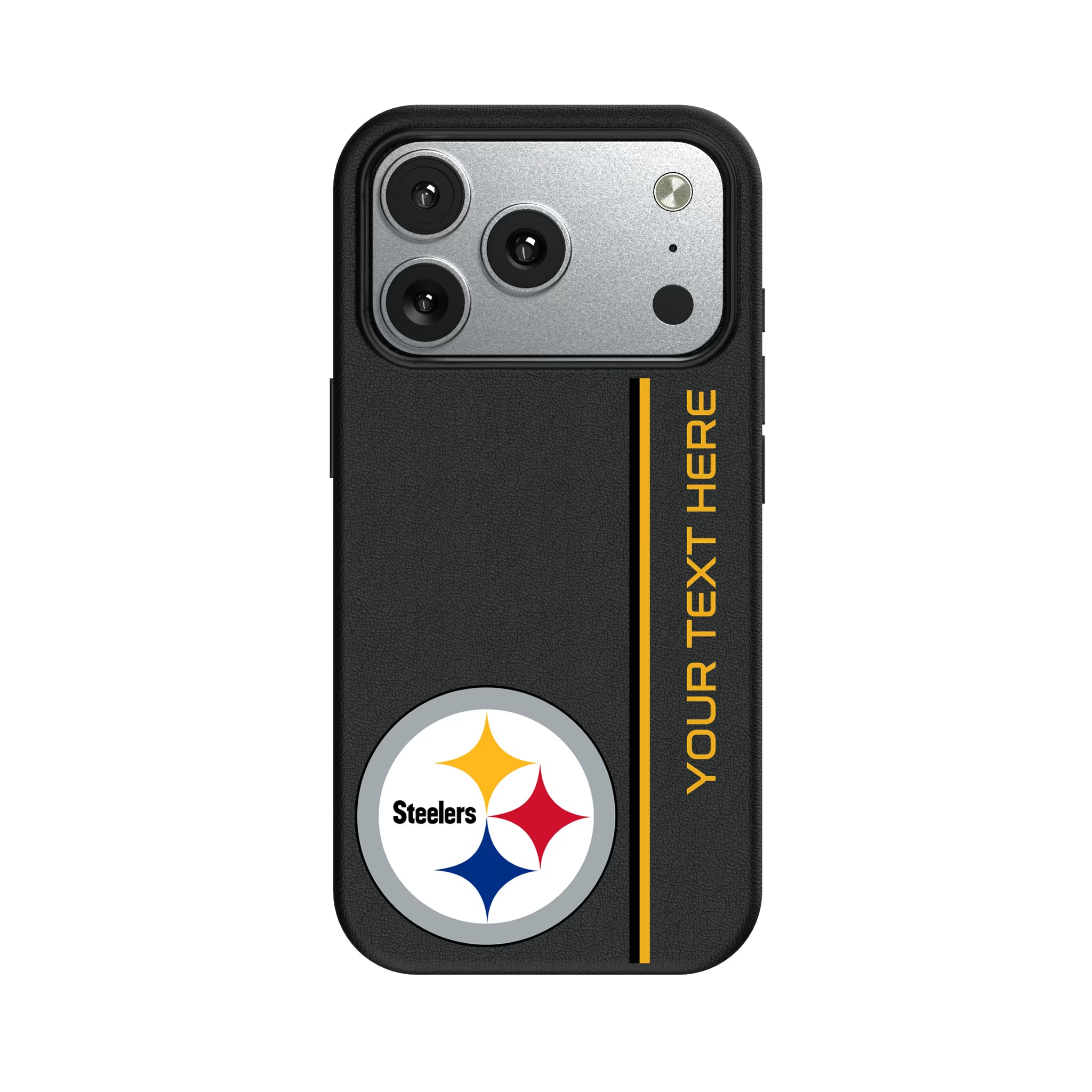 Pittsburgh Steelers Personalized Sidebard iPhone MagSafe Compatible Phone Case for Apple iPhone#Device_iPhone 17 Pro