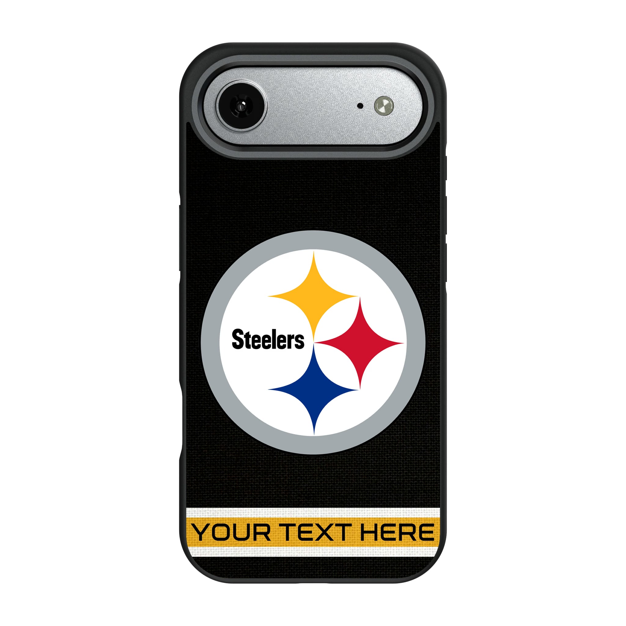 Pittsburgh Steelers Personalized Stripe iPhone Bump Phone Case for Apple iPhone#Device_iPhone Air