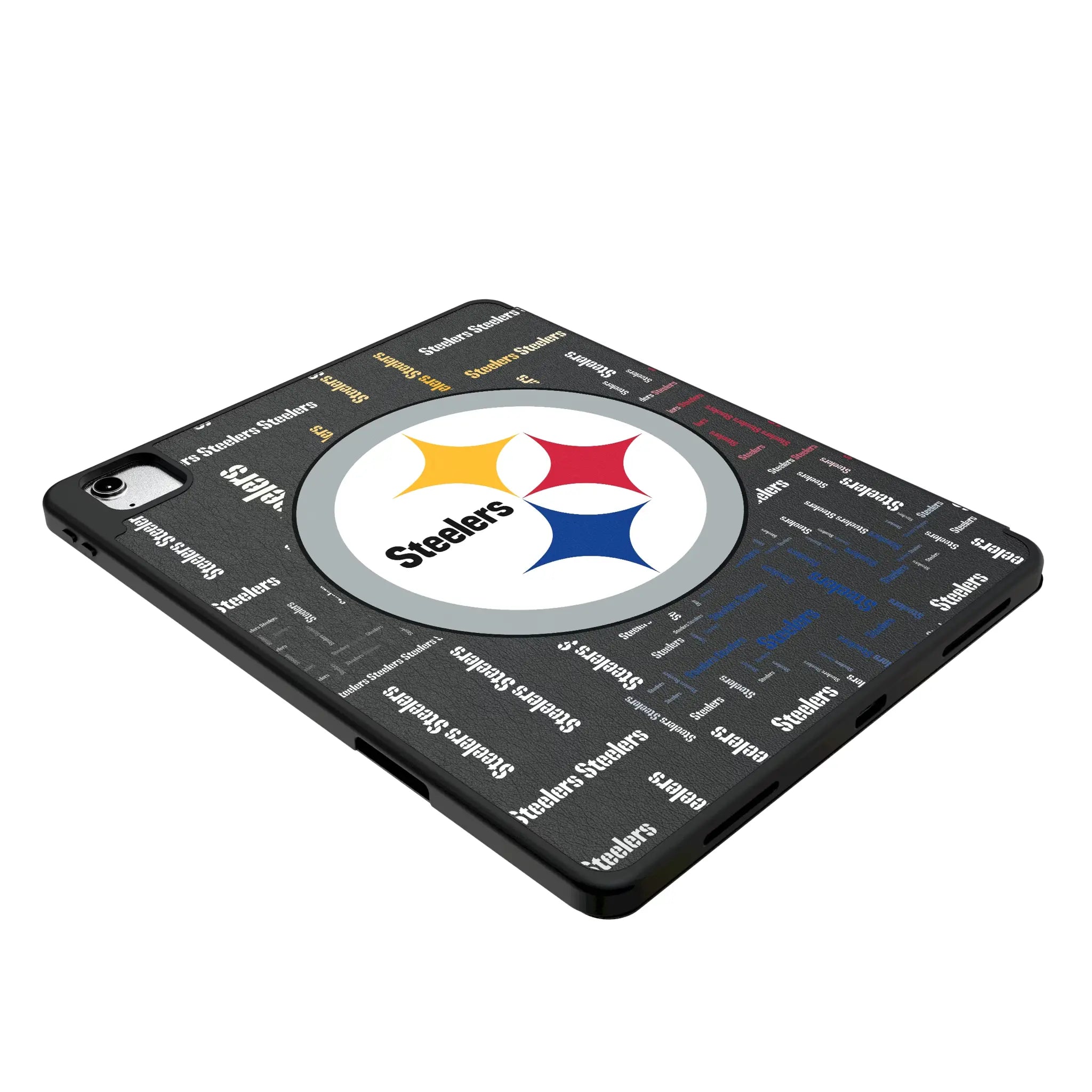 Pittsburgh Steelers Quadtile iPad Tablet Case for Apple iPad - Isometric View
