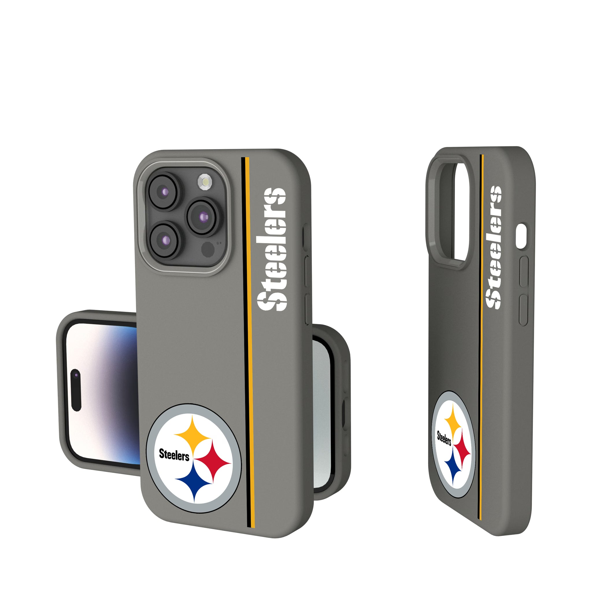 Pittsburgh Steelers Sidebar iPhone Soft Touch Phone Case for Apple iPhone