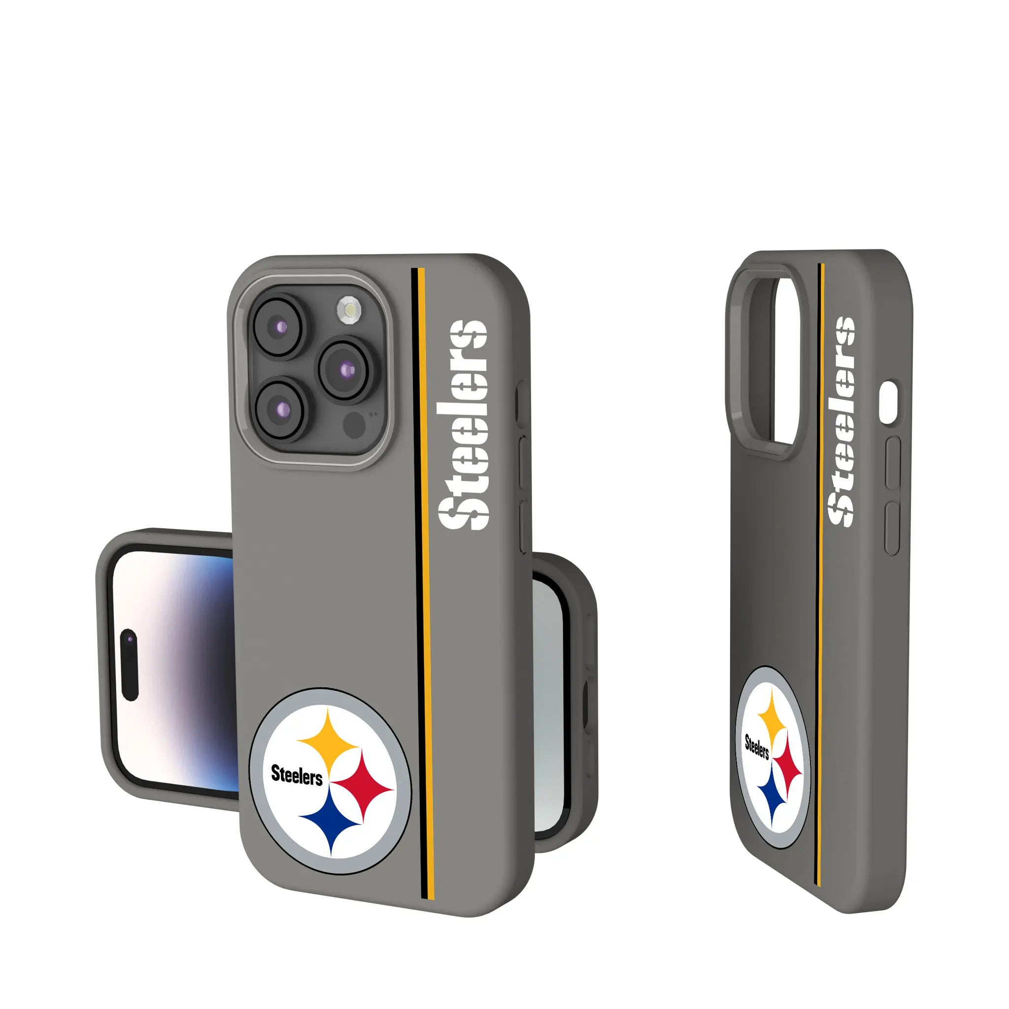 Pittsburgh Steelers Sidebar iPhone Soft Touch Phone Case for Apple iPhone