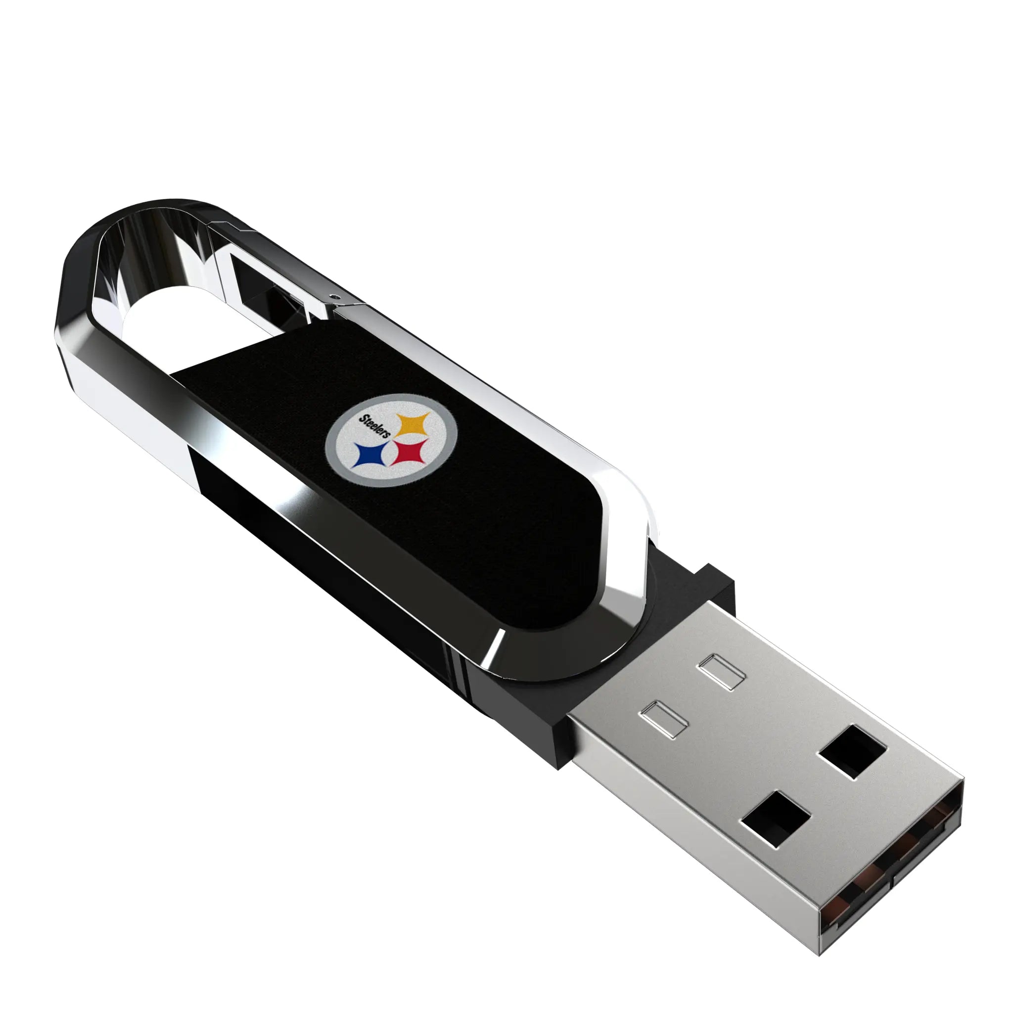 Pittsburgh Steelers Solid USB 64GB Clip Style Flash Drive