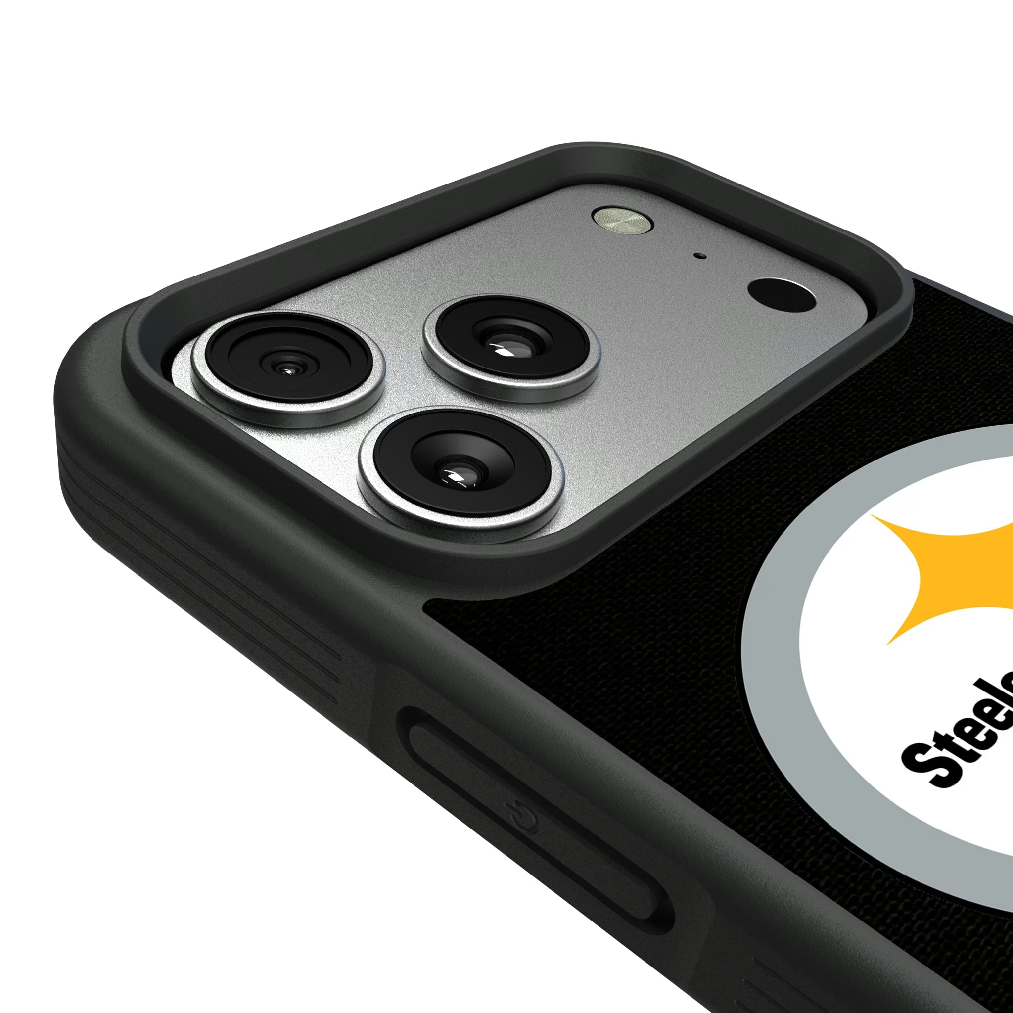 Pittsburgh Steelers Stripe iPhone Bump Phone Case for Apple iPhone - Detail#Device_iPhone 17 Pro Max