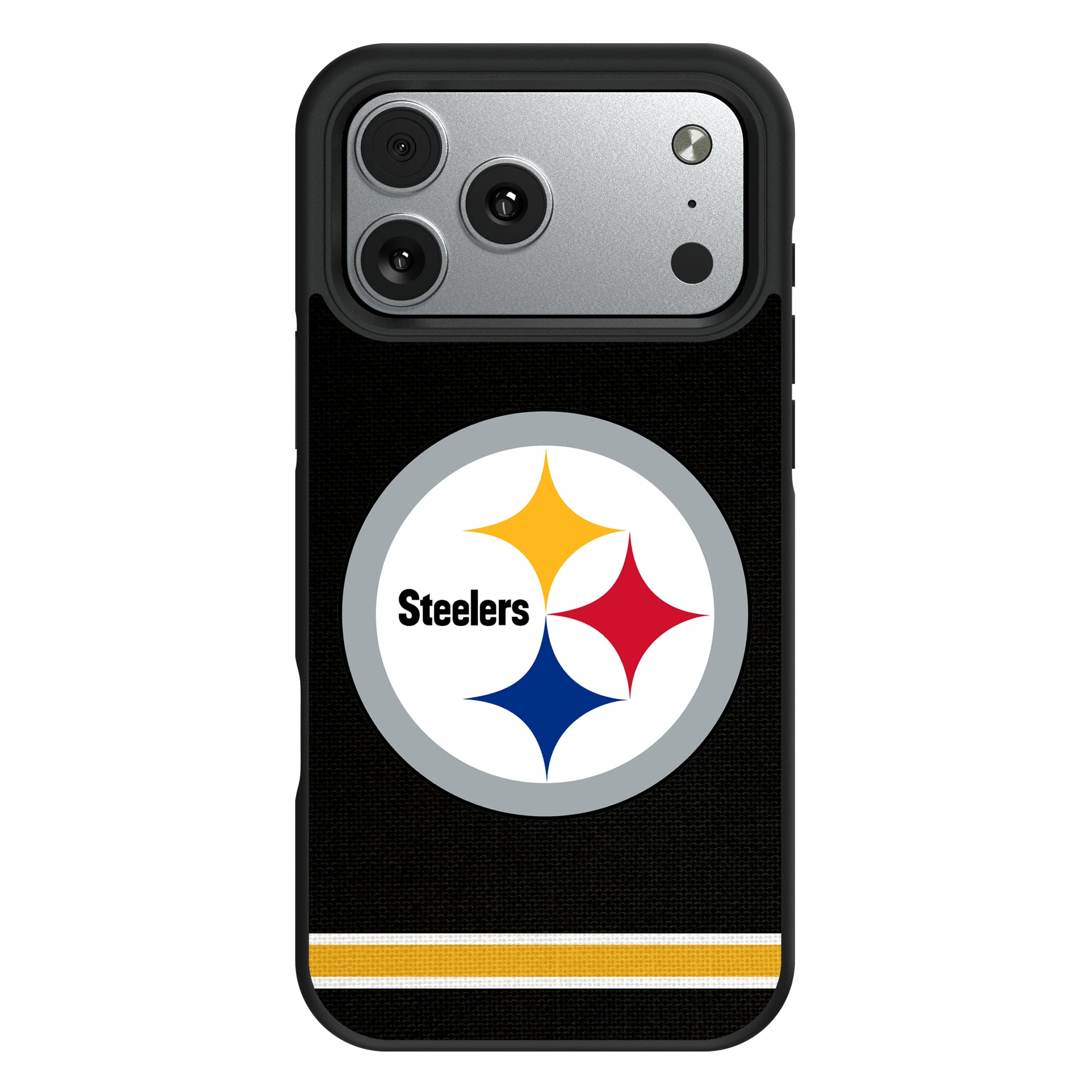 Pittsburgh Steelers Stripe iPhone Bump Phone Case for Apple iPhone#Device_iPhone 17 Pro Max