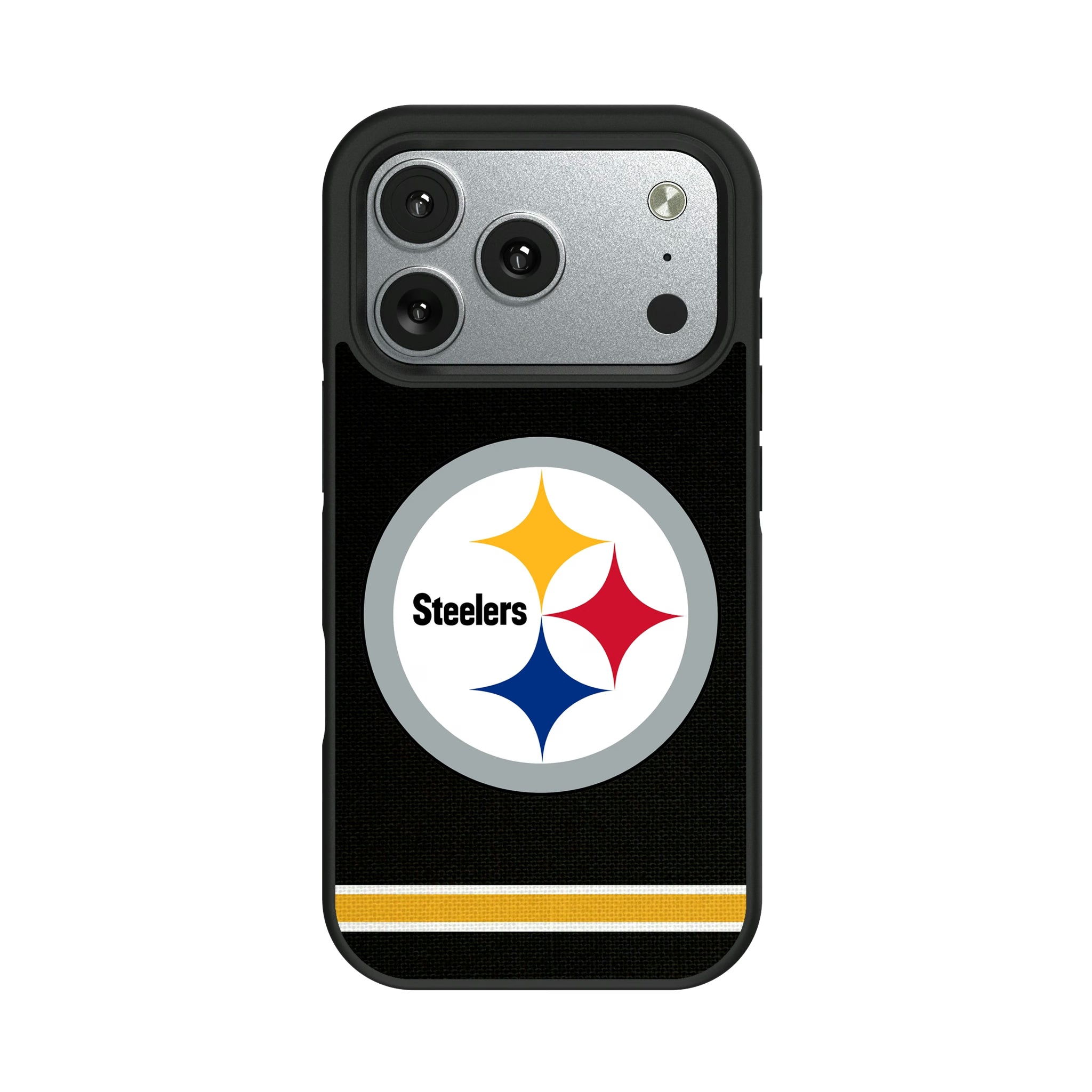 Pittsburgh Steelers Stripe iPhone Bump Phone Case for Apple iPhone#Device_iPhone 17 Pro