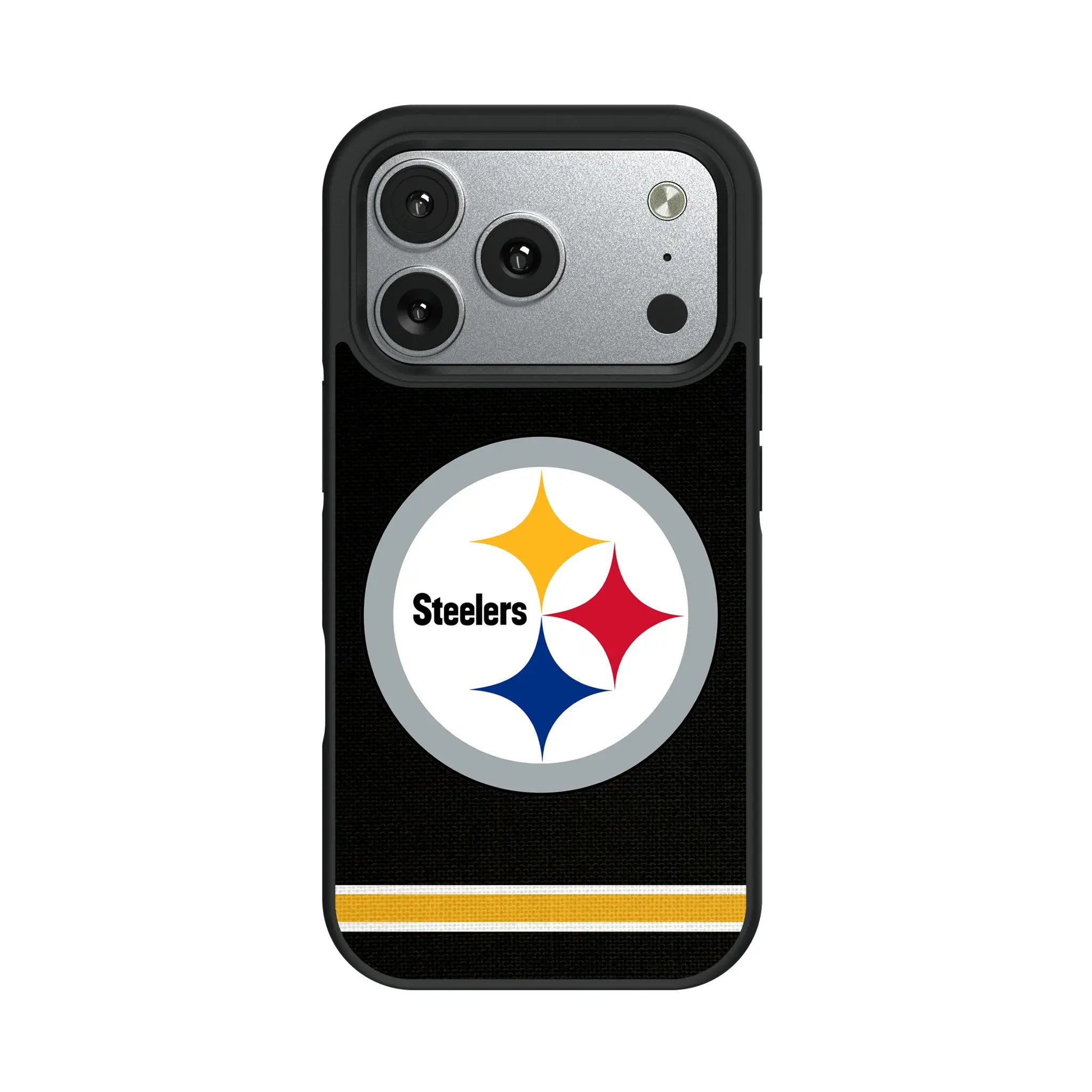 Pittsburgh Steelers Stripe iPhone Bump Phone Case for Apple iPhone#Device_iPhone 17 Pro