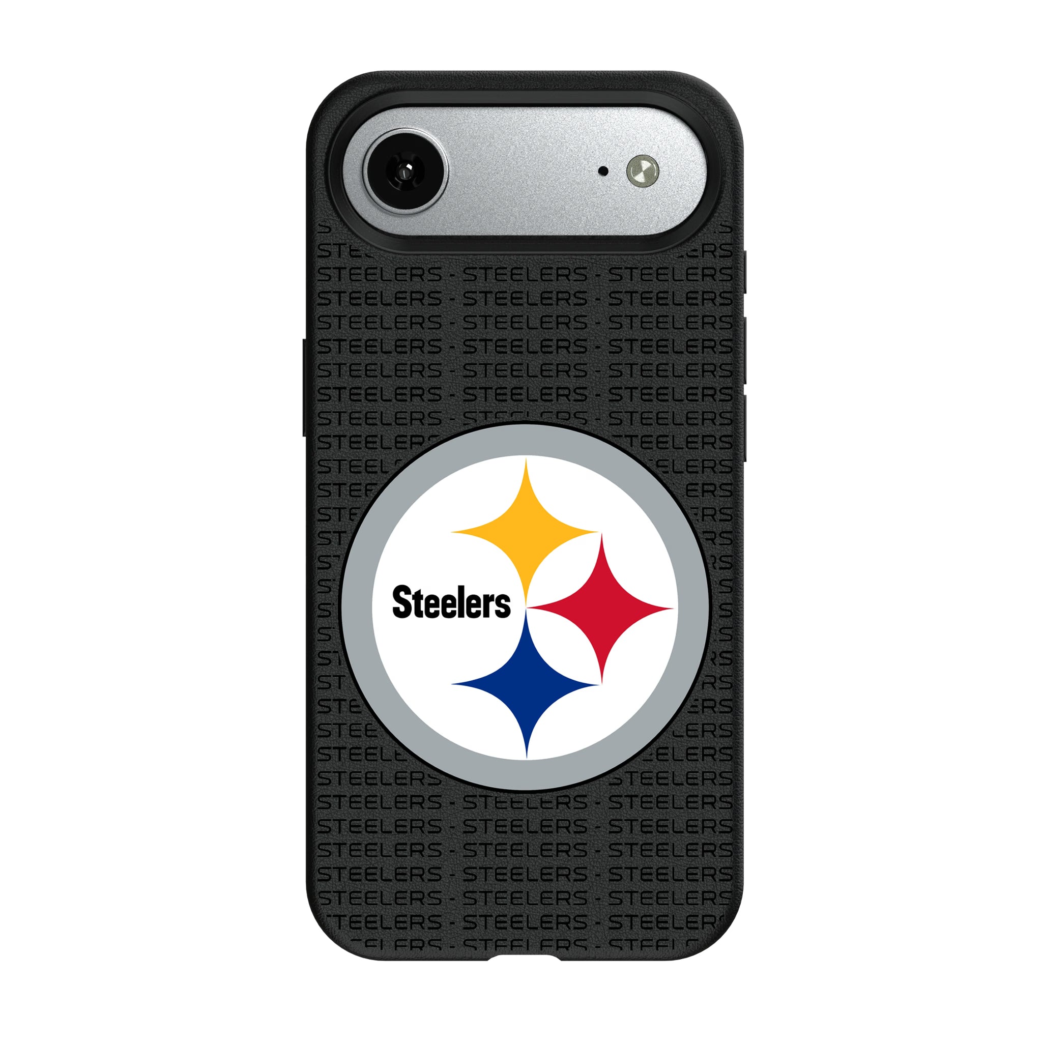 Pittsburgh Steelers Text Backdrop iPhone MagSafe Compatible Phone Case for Apple iPhone#Device_iPhone Air
