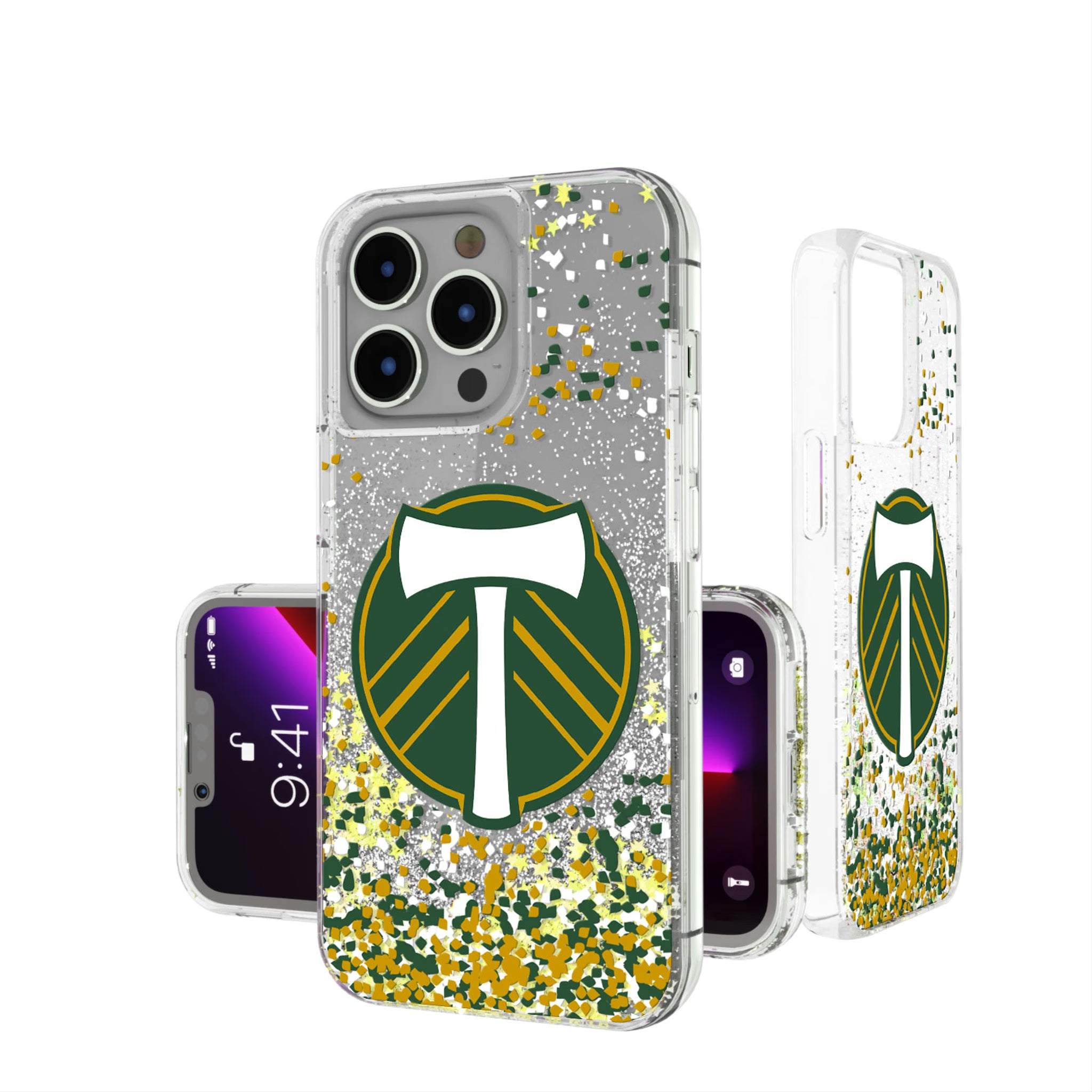 Portland Timbers Confetti iPhone Glitter Phone Case for Apple iPhone
