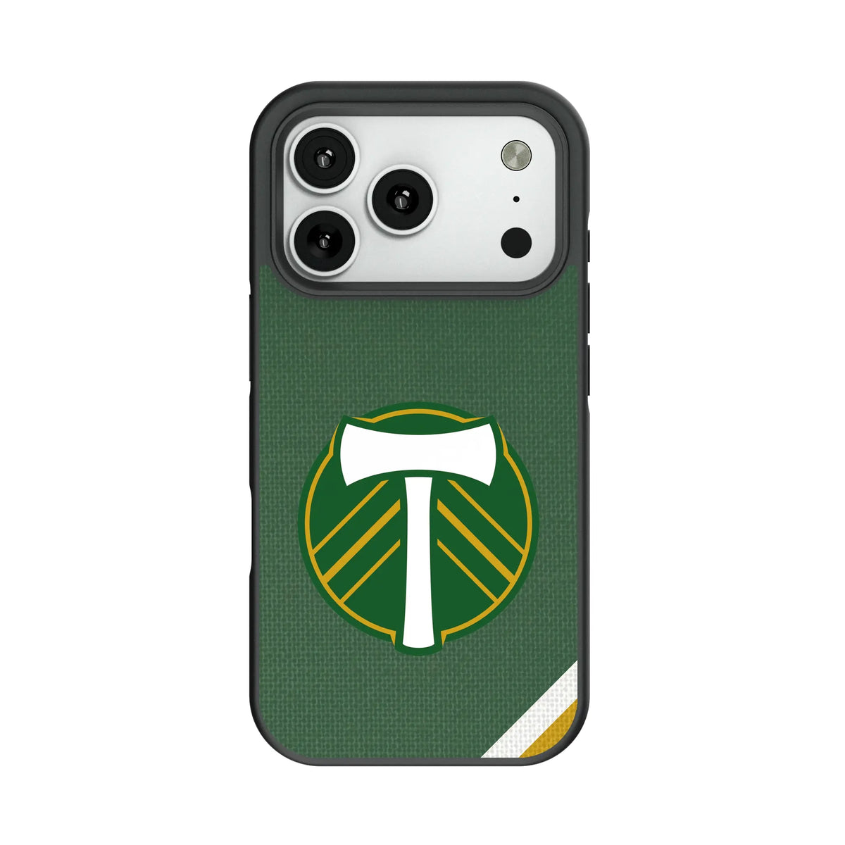 Portland Timbers Diagonal Stripe Bump Phone Case for Apple iPhone
