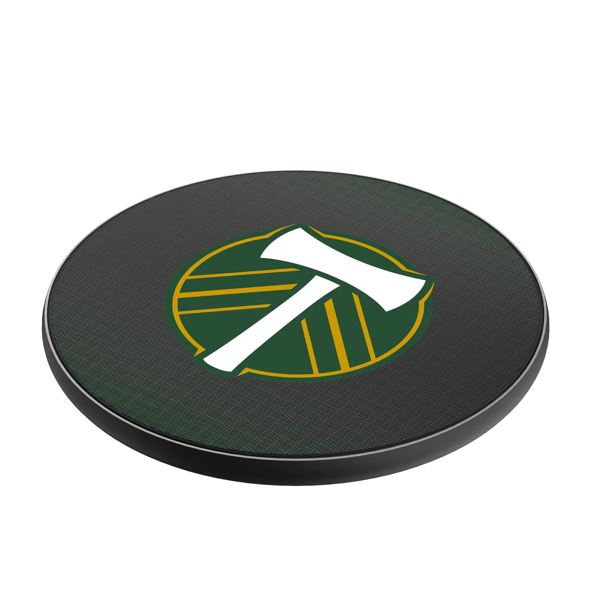 Portland Timbers Linen 15-Watt Wireless Charger - Isometric View