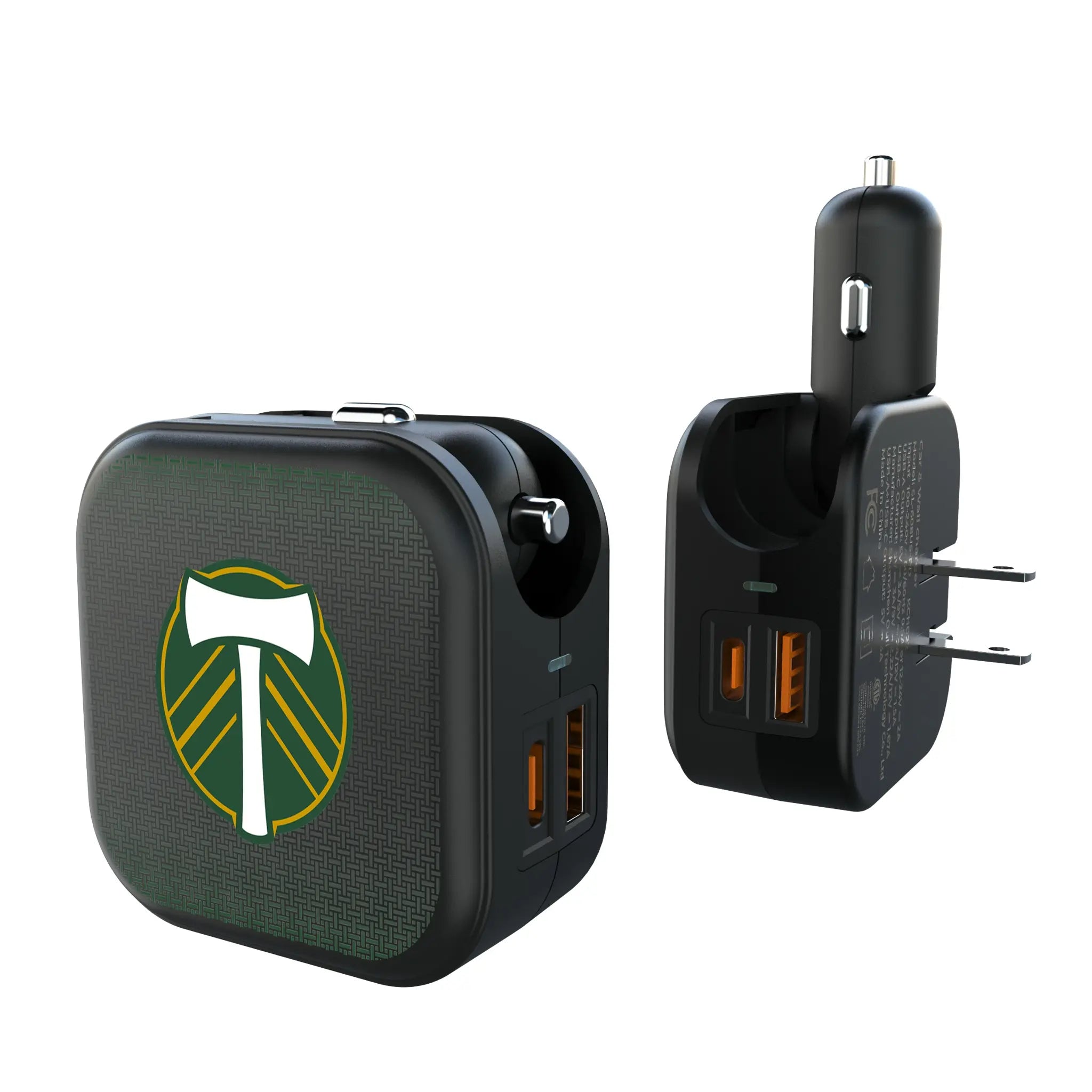 Portland Timbers Linen 2 in 1 USB A/C Charger
