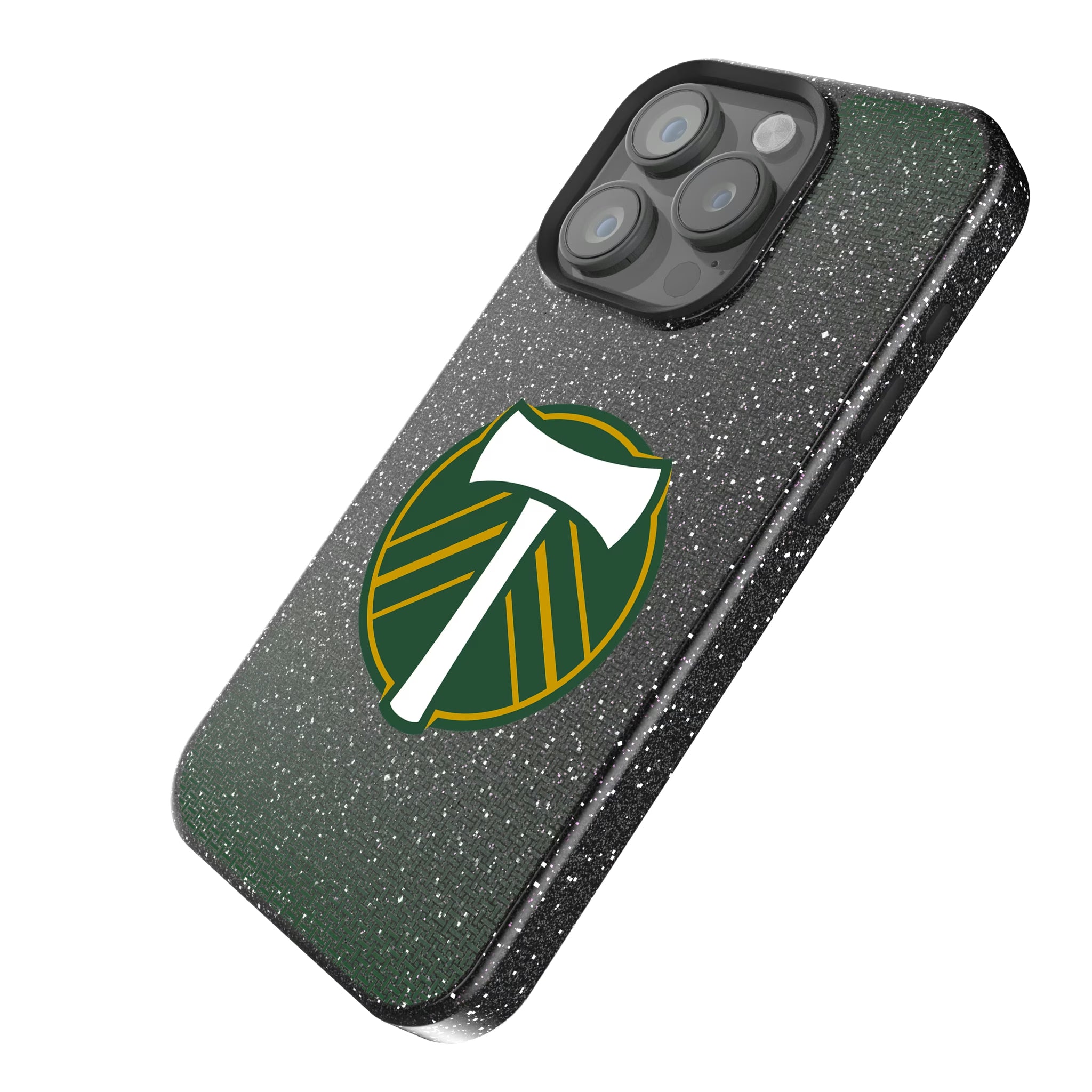Portland Timbers Linen iPhone Bling Phone Case for Apple iPhone - Isometric View