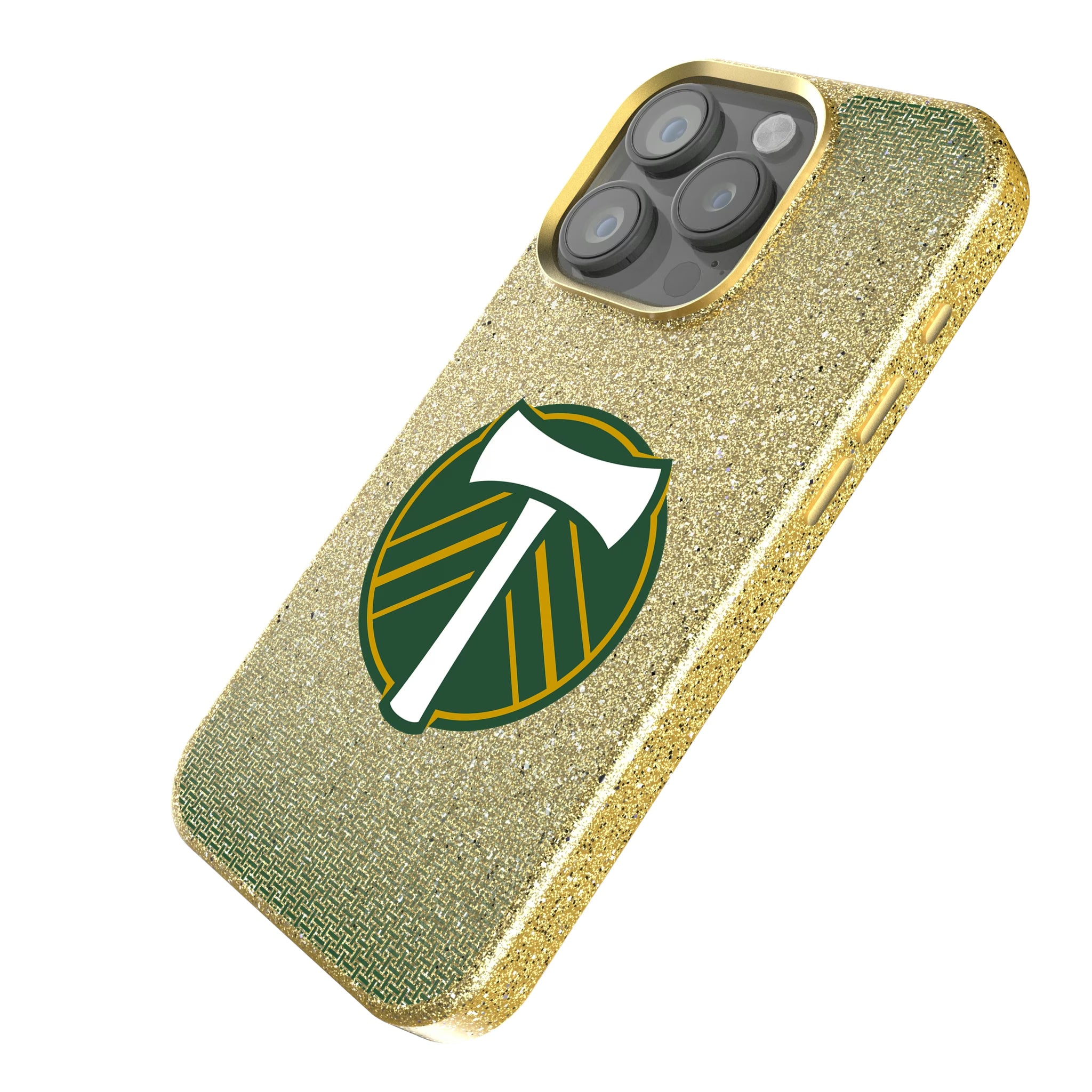 Portland Timbers Linen iPhone Bling Phone Case for Apple iPhone - Isometric View