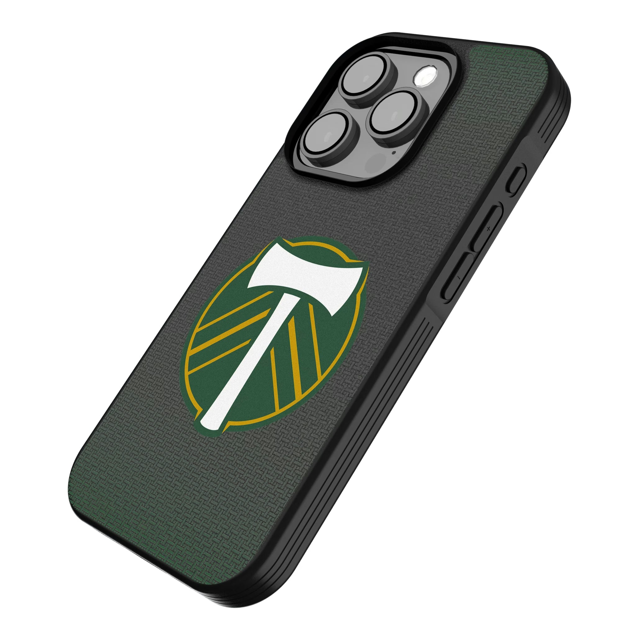 Portland Timbers Linen iPhone Bump Phone Case for Apple iPhone - Isometric View