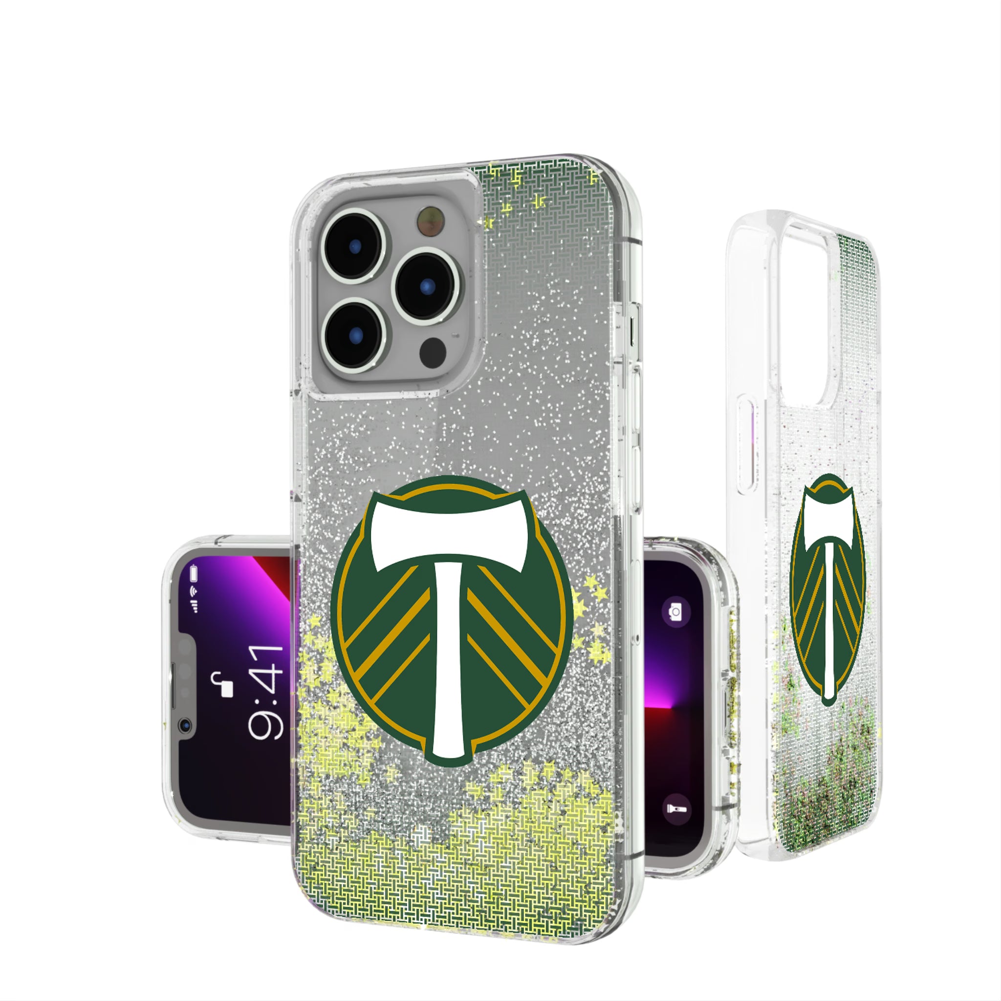Portland Timbers Linen iPhone Glitter Phone Case for Apple iPhone