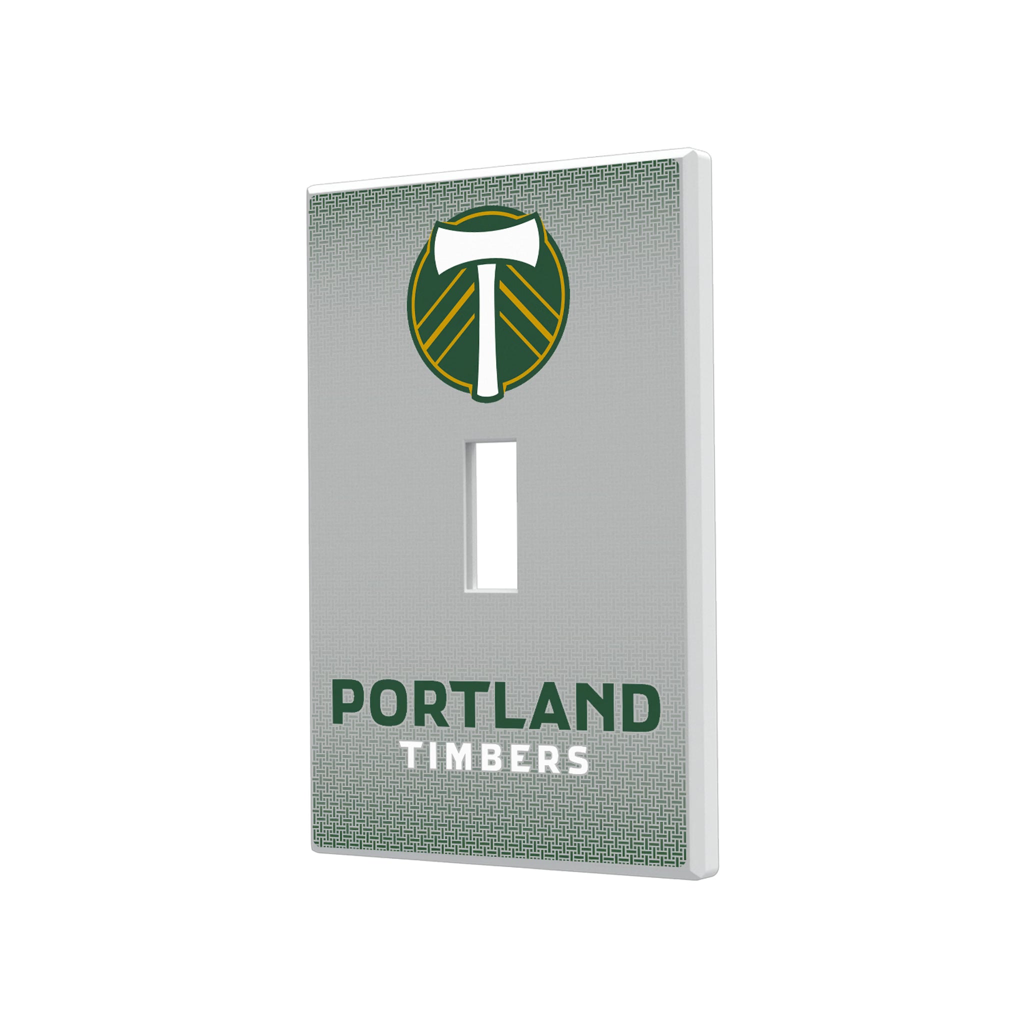 Portland Timbers Linen Hidden-Screw Light Switch Plate#Style_Single Toggle