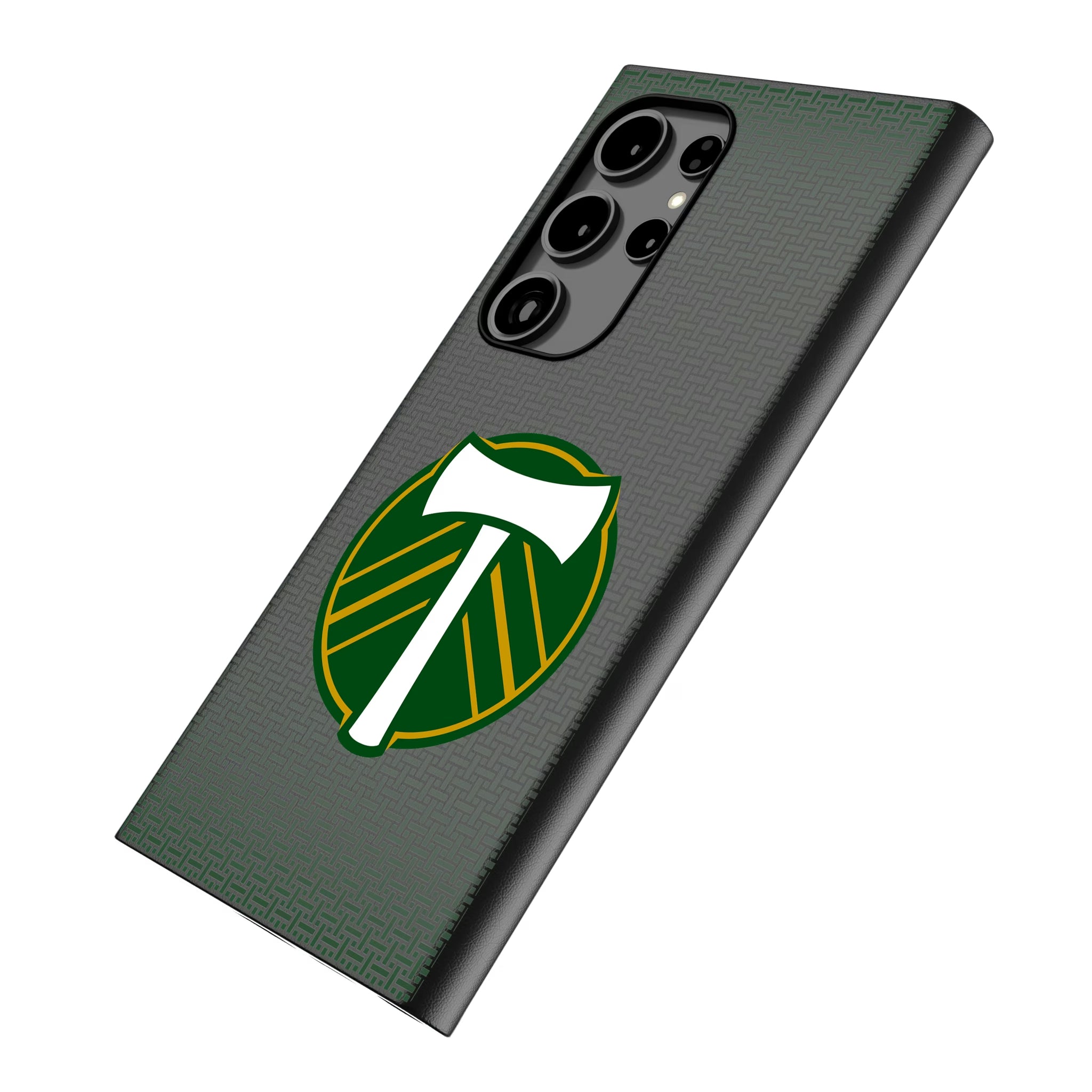 Portland Timbers Linen Galaxy MagSafe Compatible Phone Case for Samsung Galaxy - Isometric View