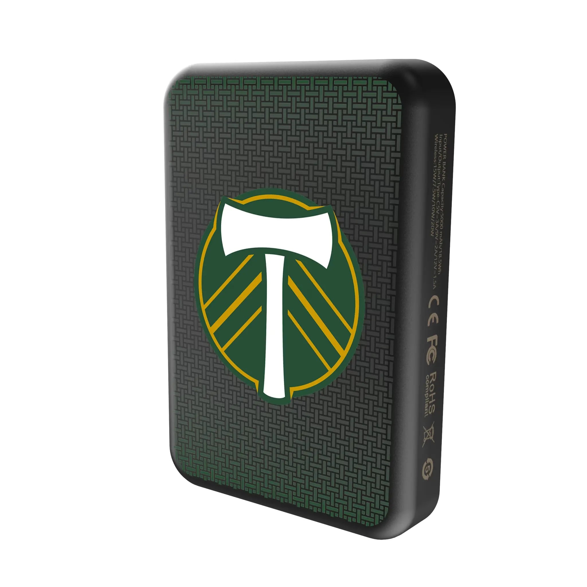 Portland Timbers Linen Wireless Mag Power Bank
