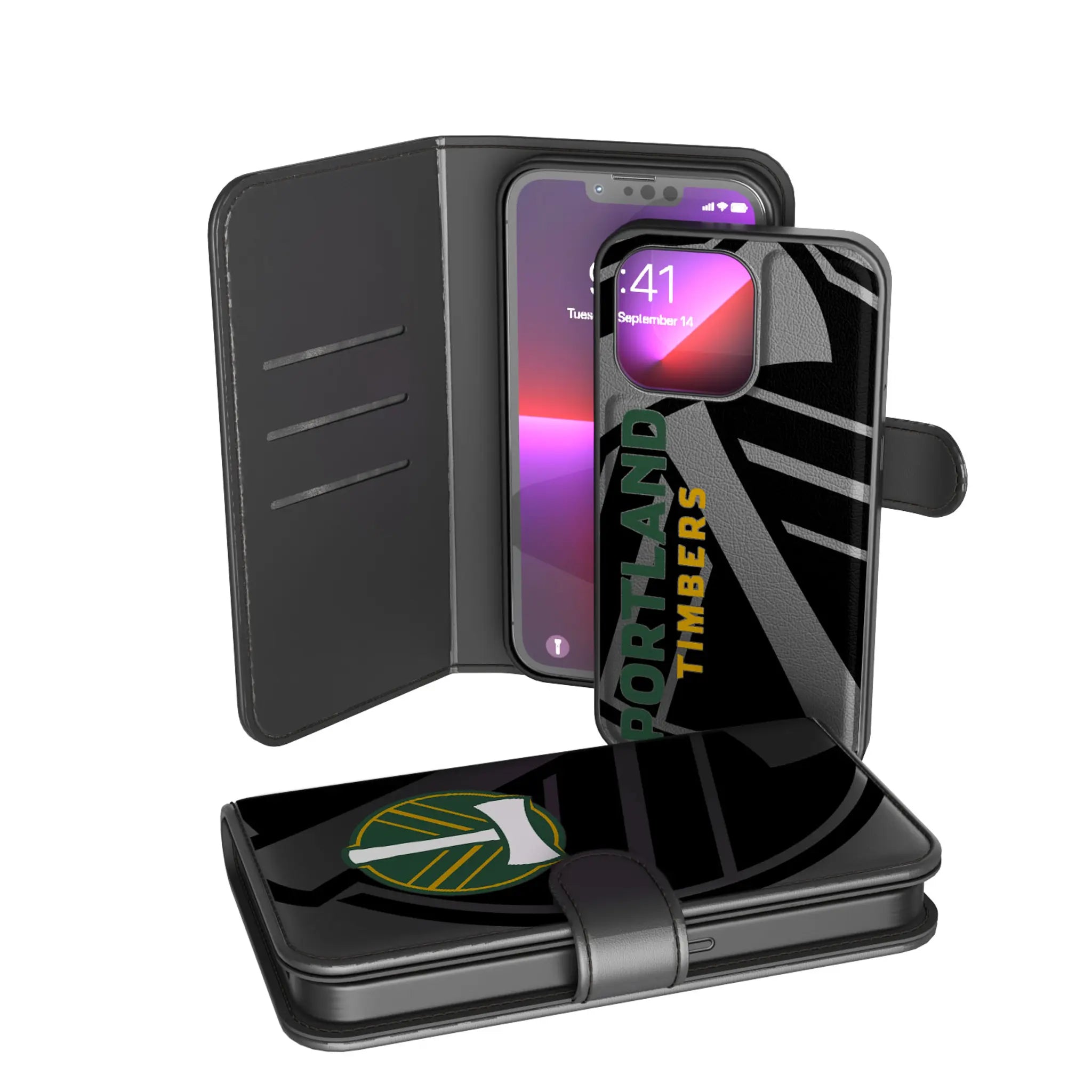 Portland Timbers Monocolor Tilt iPhone Wallet Phone Case for Apple iPhone