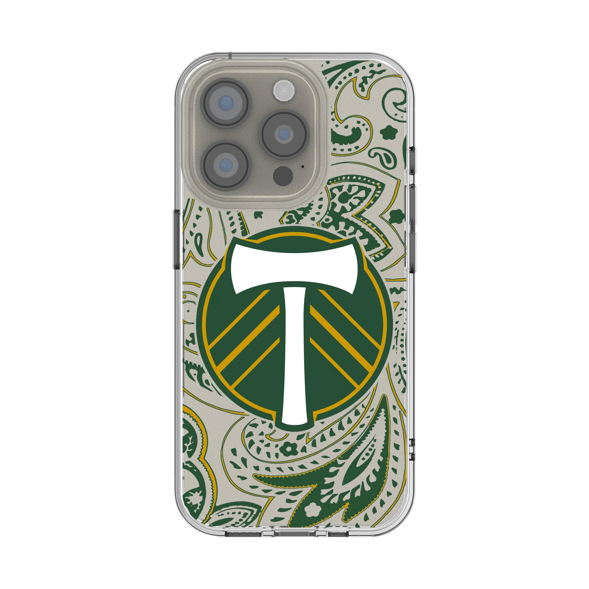 Portland Timbers Paisley iPhone Clear Phone Case for Apple iPhone
