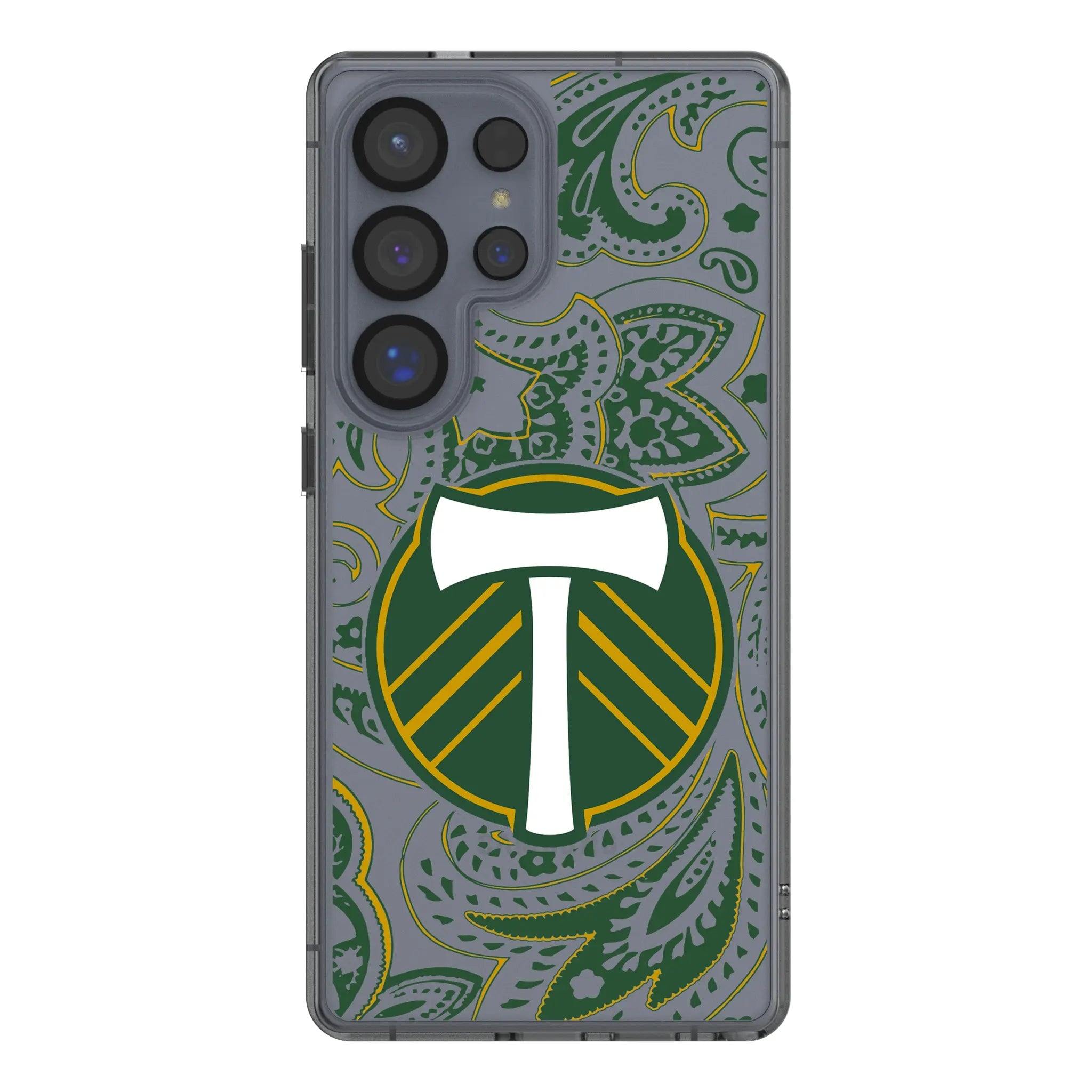Portland Timbers Paisley Galaxy Clear Phone Case for Samsung Galaxy#Device_Galaxy S25 Ultra