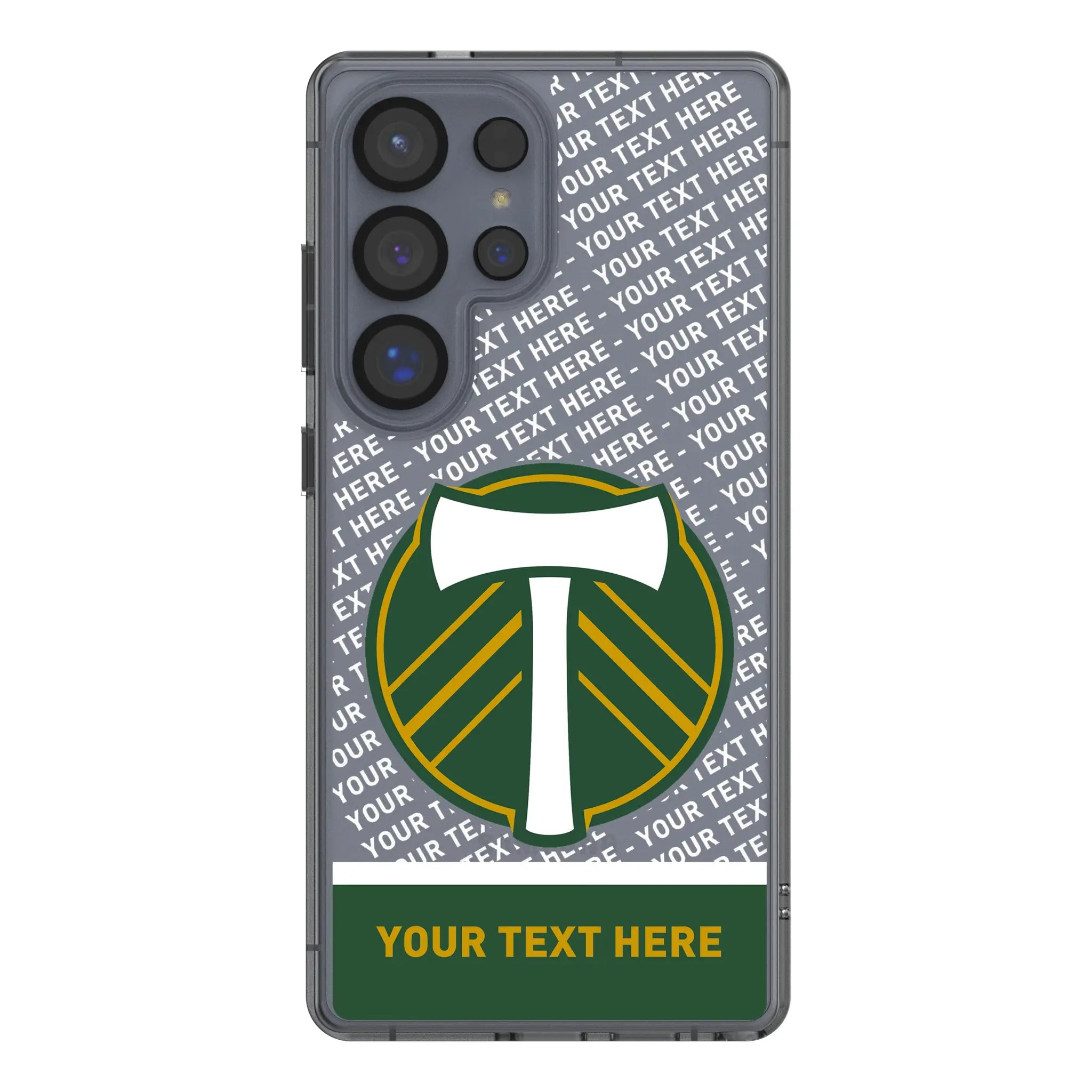 Portland Timbers Personalized EndZone Plus Galaxy Clear Phone Case for Samsung Galaxy