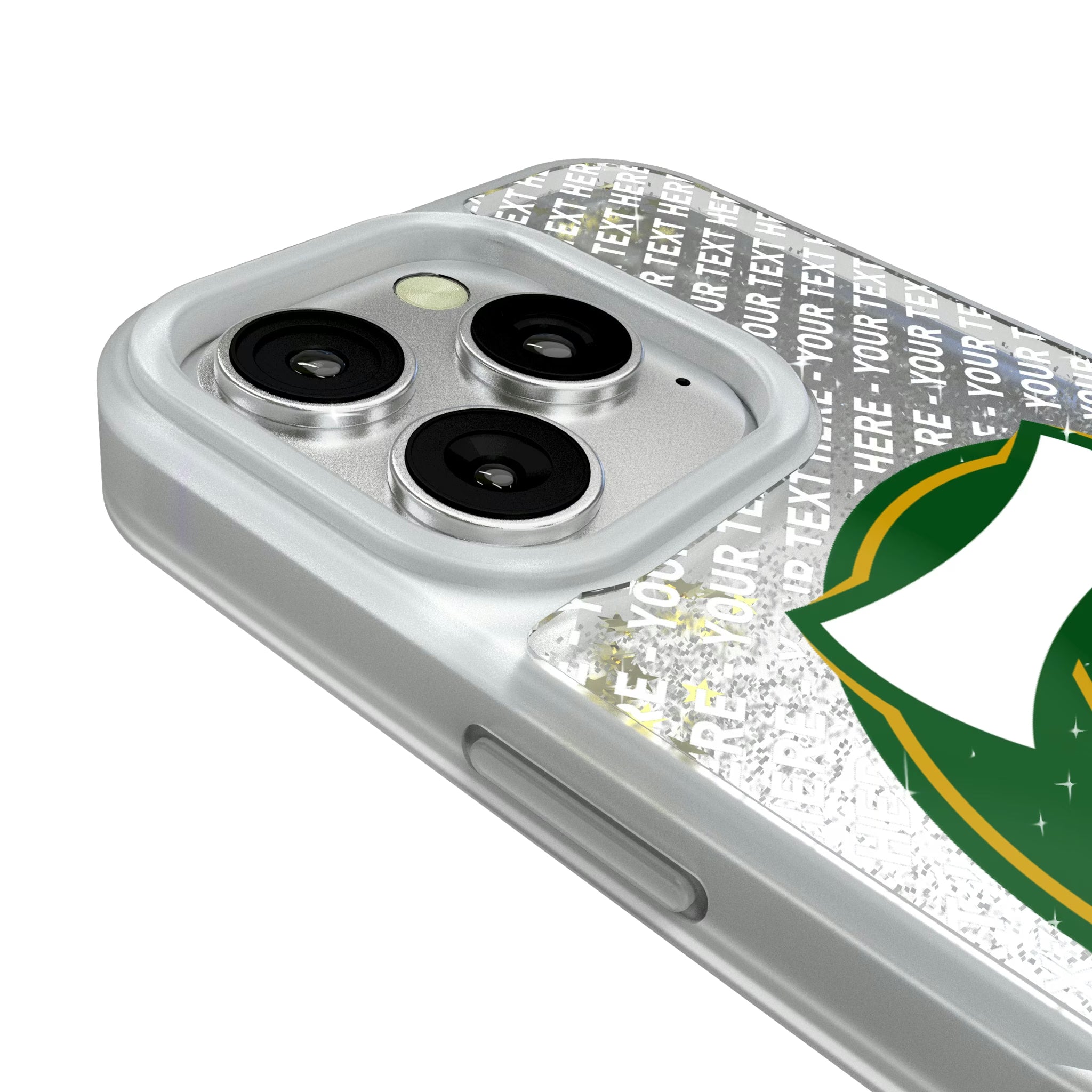 Portland Timbers Personalized EndZone Plus iPhone Glitter Phone Case for Apple iPhone - Detail#Device_iPhone 16 Pro