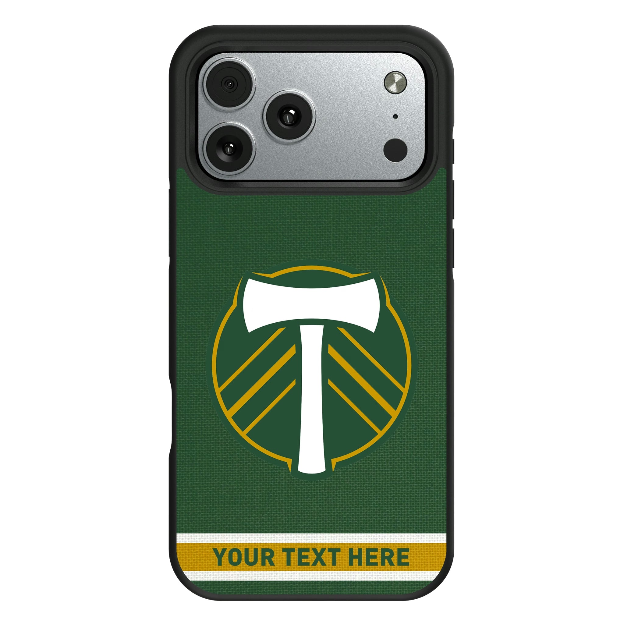Portland Timbers Personalized Stripe iPhone Bump Phone Case for Apple iPhone#Device_iPhone 17 Pro Max
