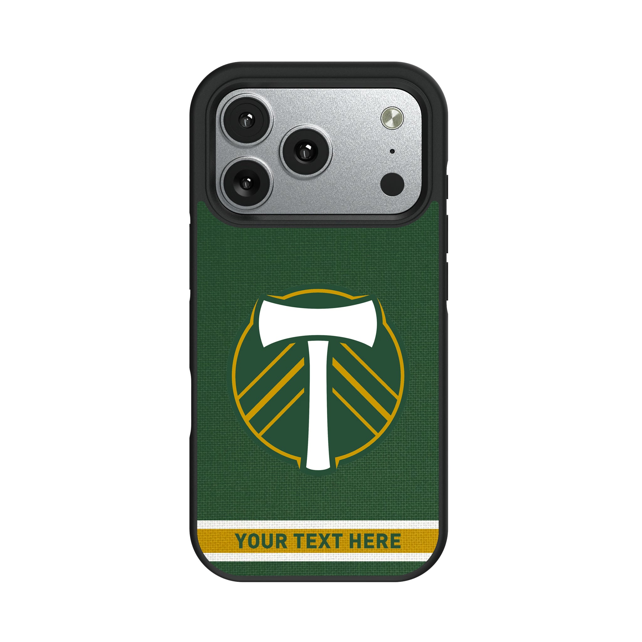 Portland Timbers Personalized Stripe iPhone Bump Phone Case for Apple iPhone#Device_iPhone 17 Pro
